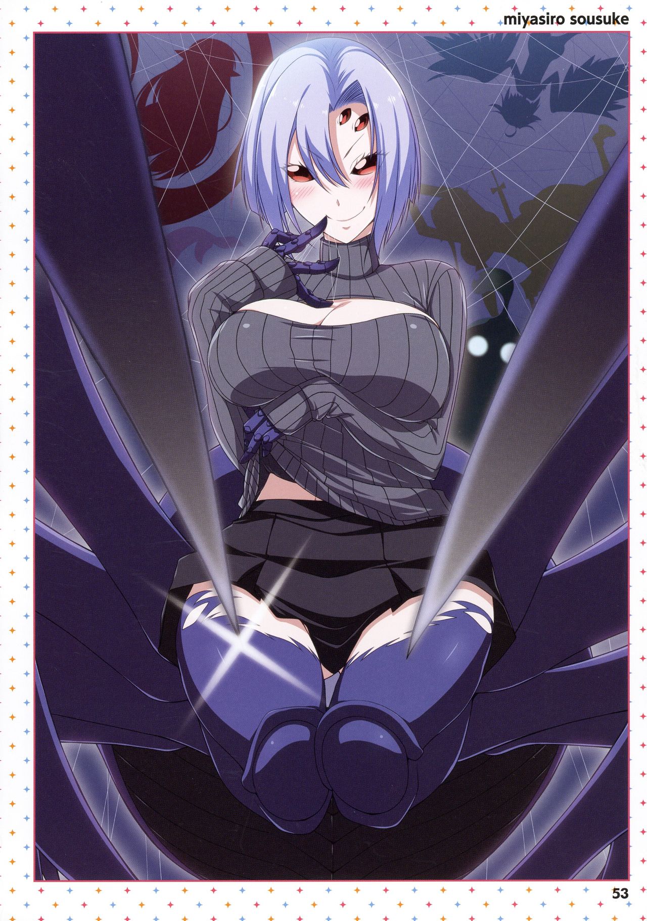 Monster Musume no Iru Nichijou -Everyday Life with Monster Girls- ANOTHER CREATOR VISUAL FAN BOOK page 53