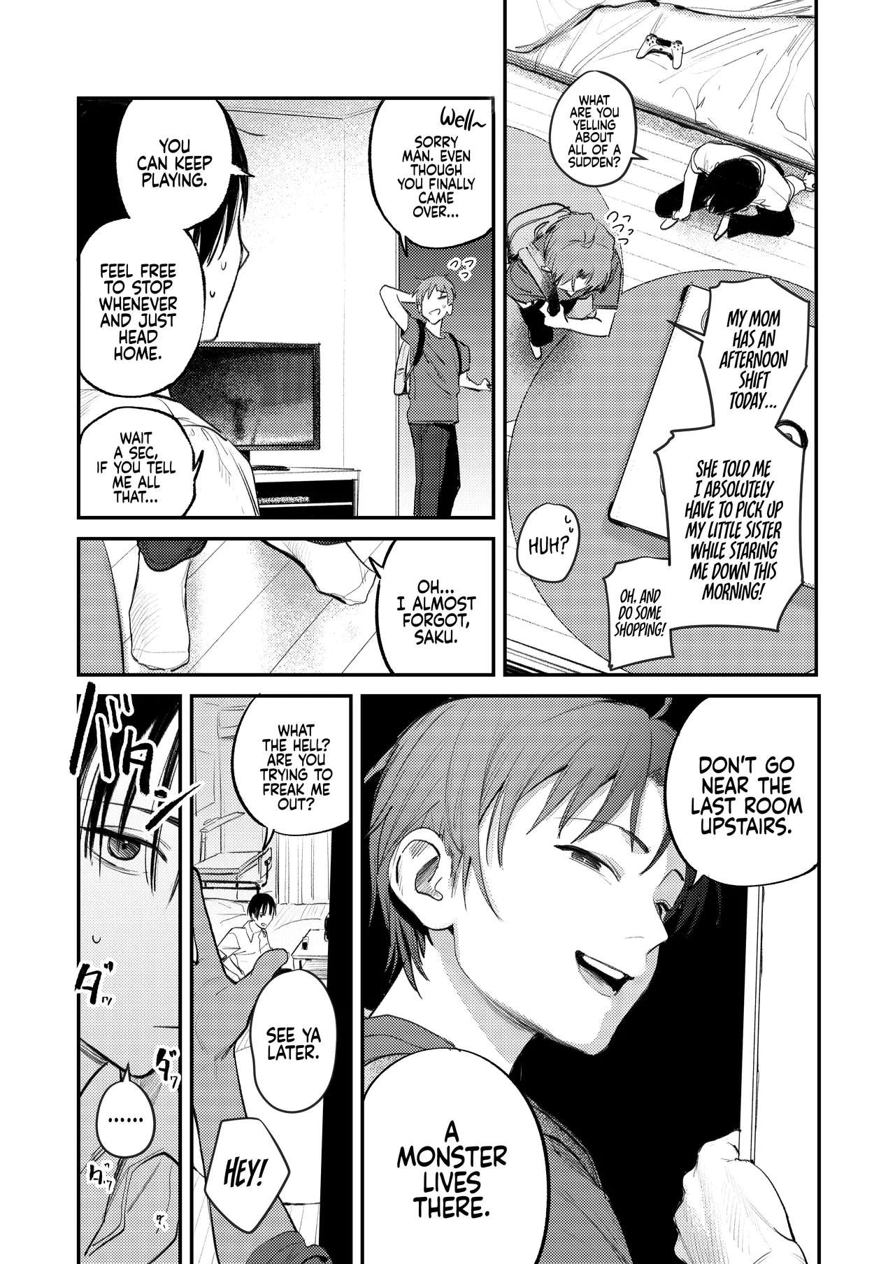 Monster’s Room ~The Story of Being Milked by My Best Friend's Older Sister who had Become a Shut-in NEET after not seeing Her for Six Years page 7