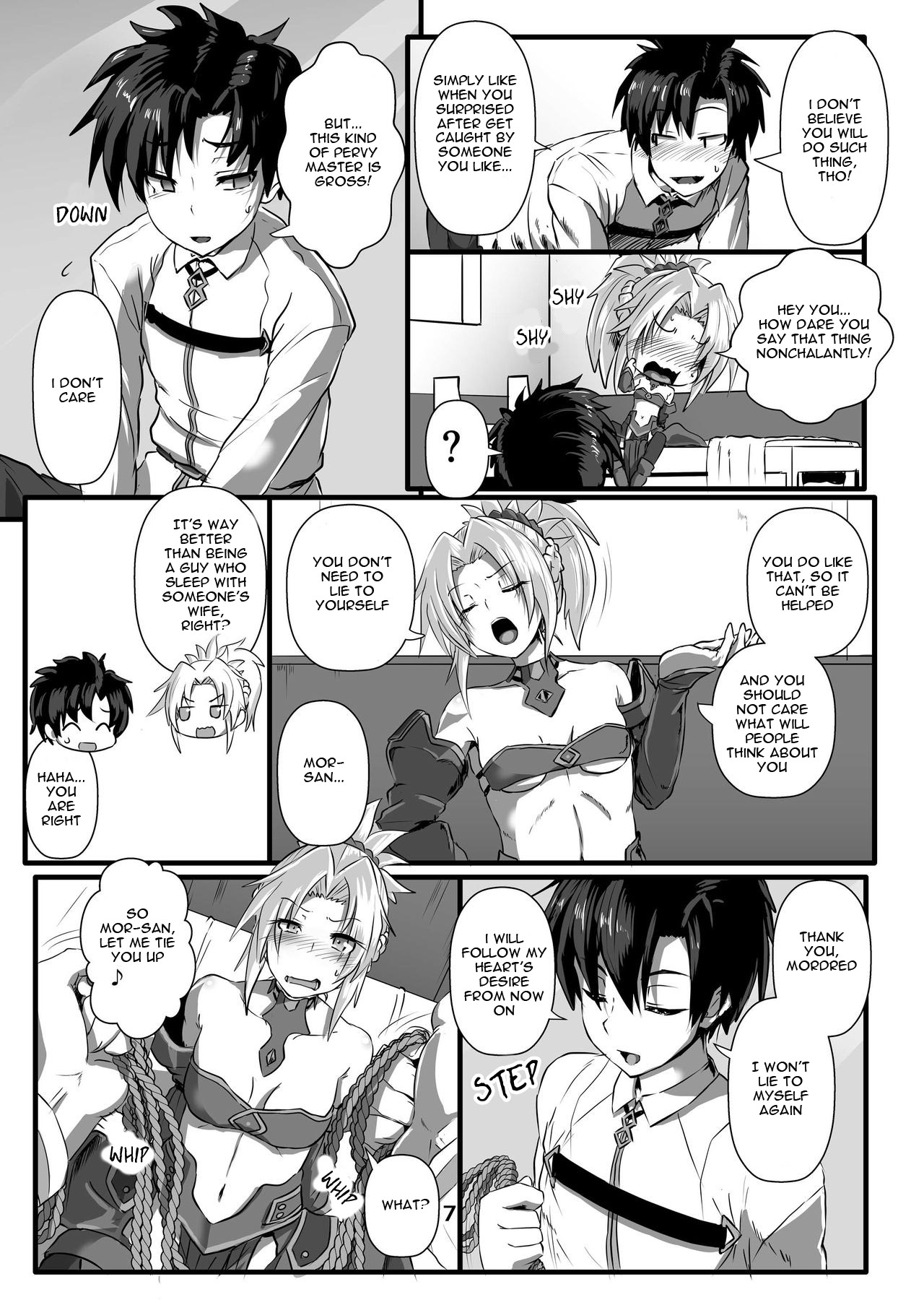 Mor-san Shibarasete!! page 6