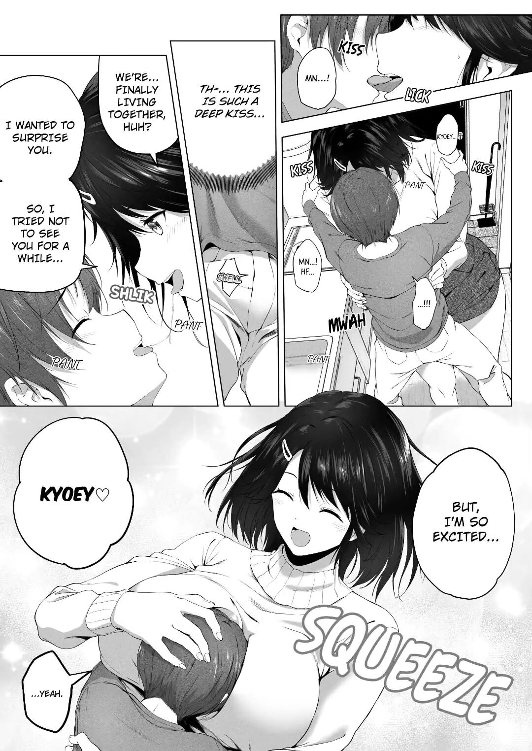 More Cuddling With My Super Tall Cousin! page 10