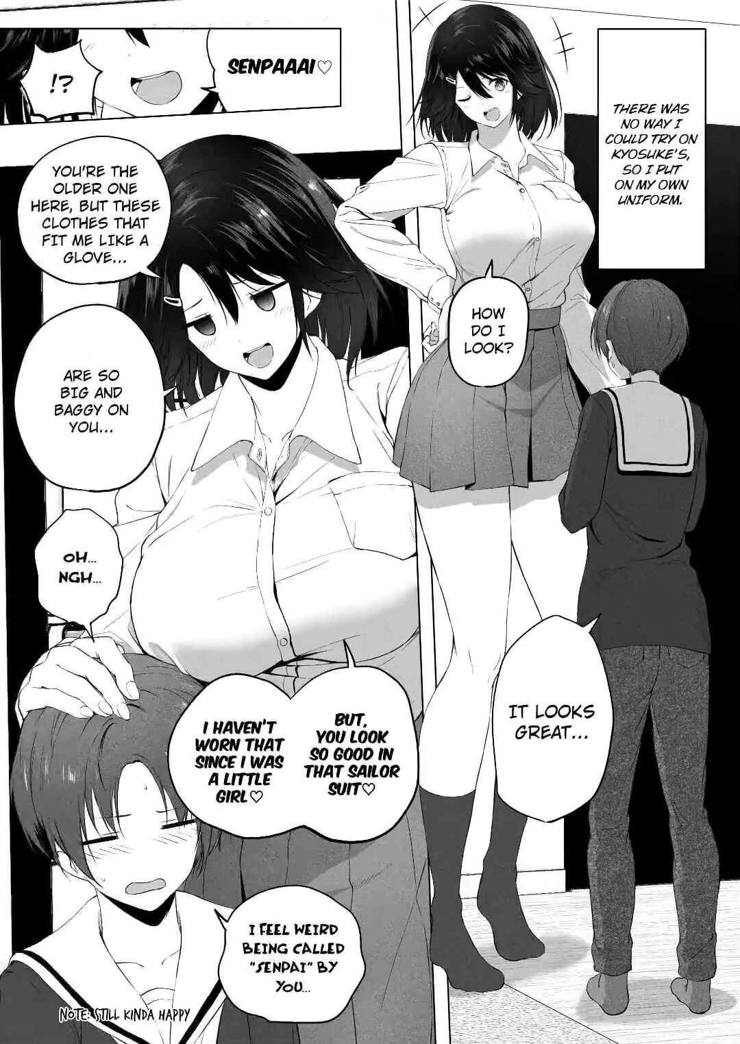 More Cuddling With My Super Tall Cousin! page 14