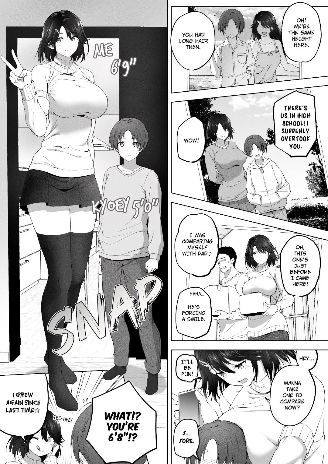 More Cuddling With My Super Tall Cousin! page 21