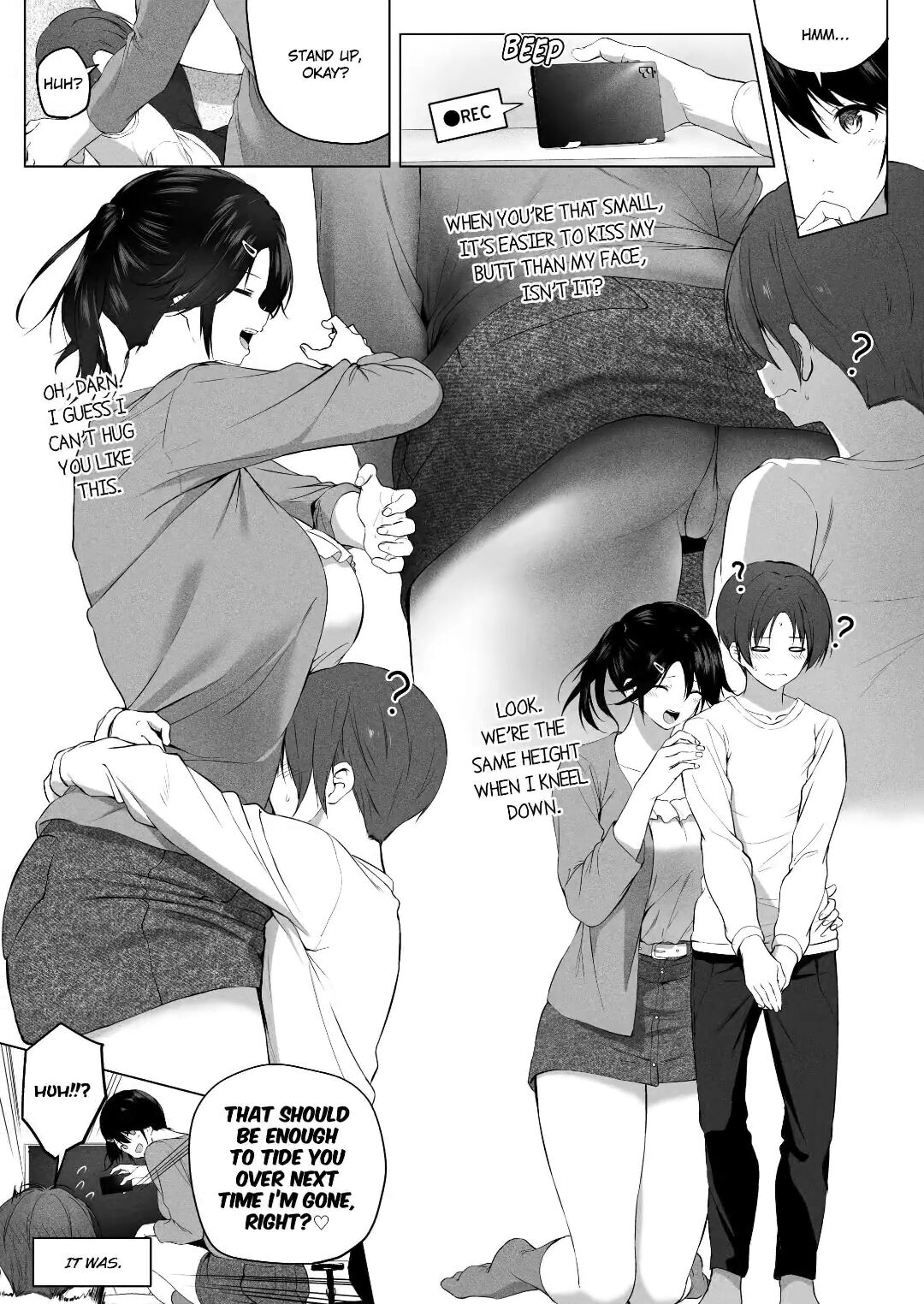More Cuddling With My Super Tall Cousin! page 23
