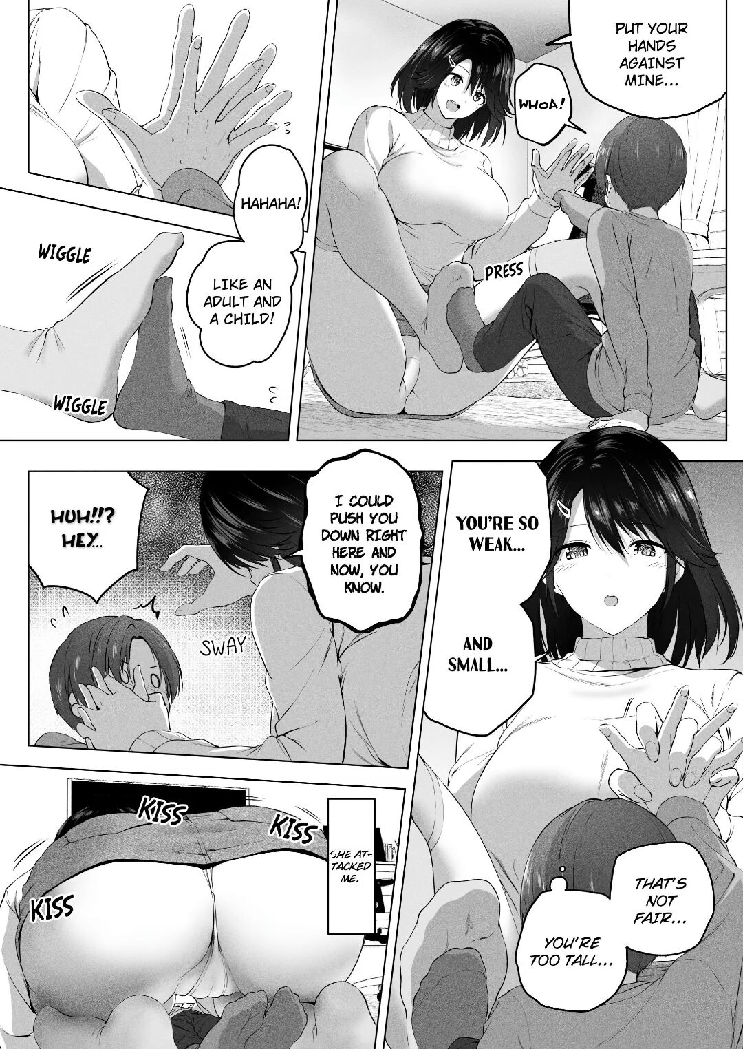 More Cuddling With My Super Tall Cousin! page 36