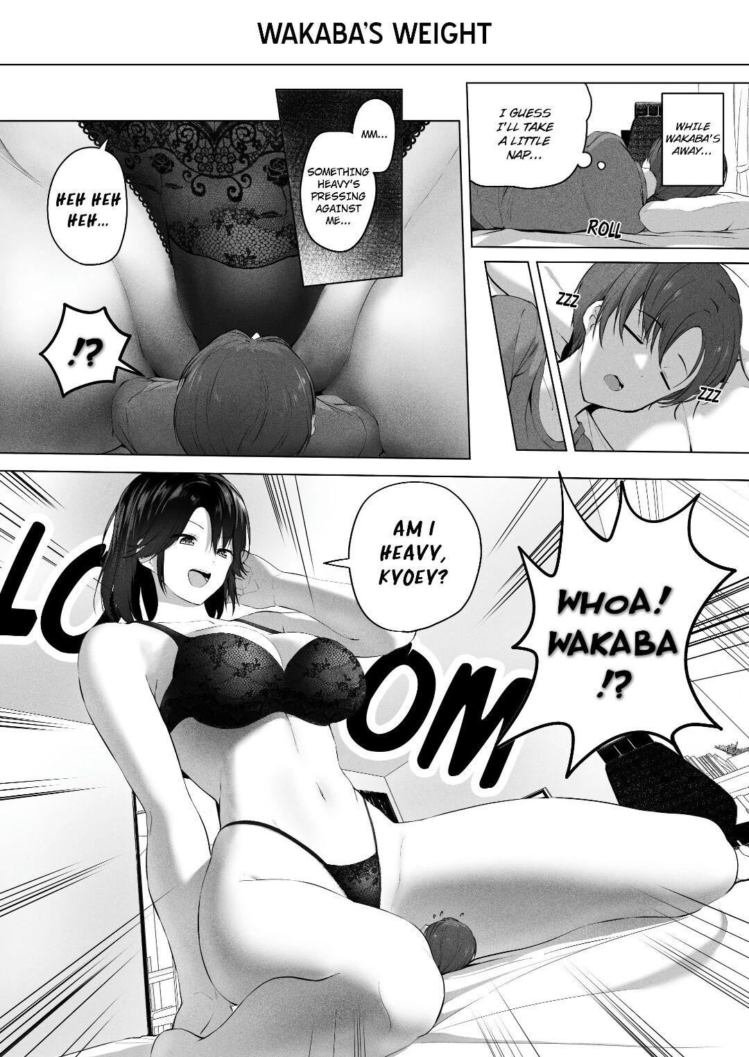 More Cuddling With My Super Tall Cousin! page 48