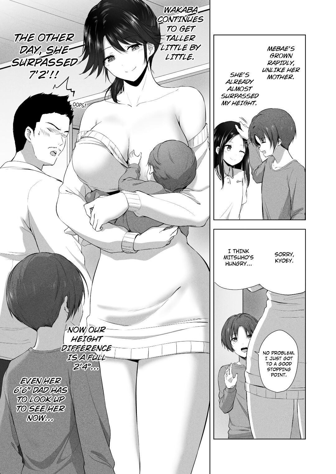 More Cuddling With My Super Tall Cousin! page 73