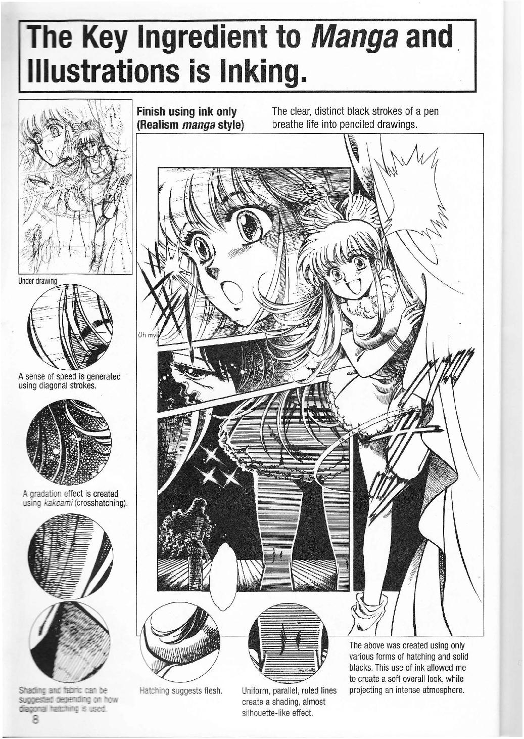 More How to Draw Manga Vol. 2 - Penning Characters page 10