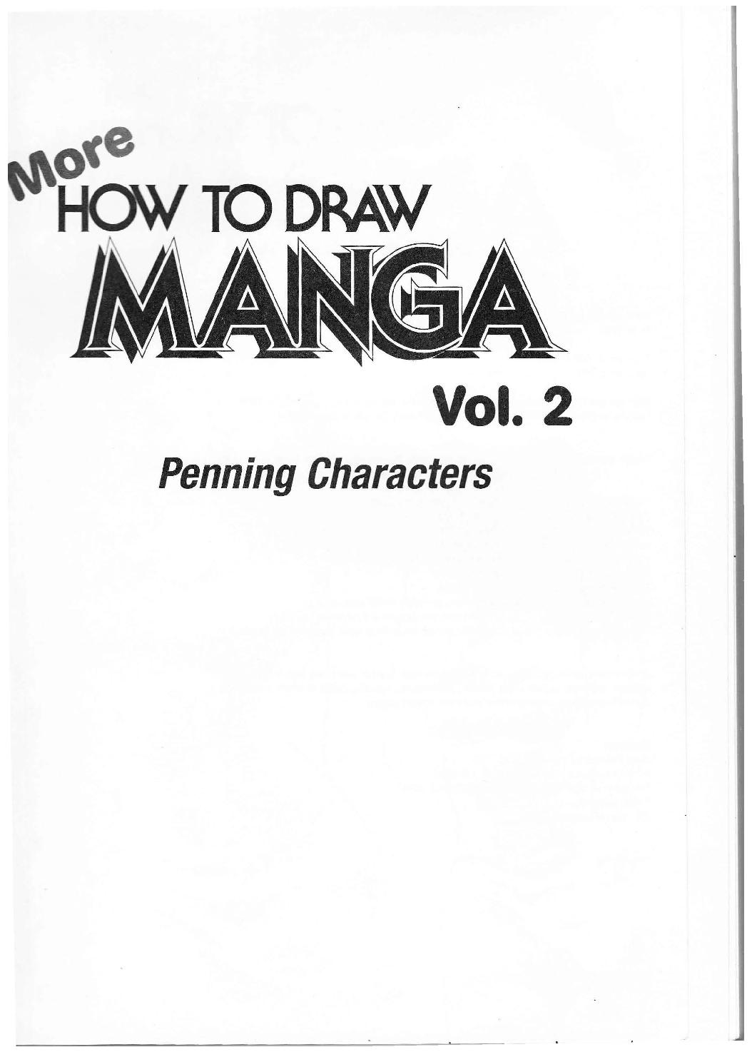 More How to Draw Manga Vol. 2 - Penning Characters page 3