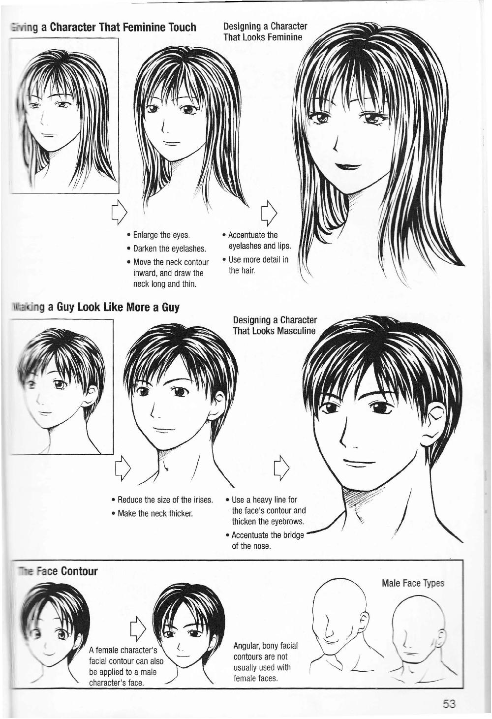 More How to Draw Manga Vol. 2 - Penning Characters page 55