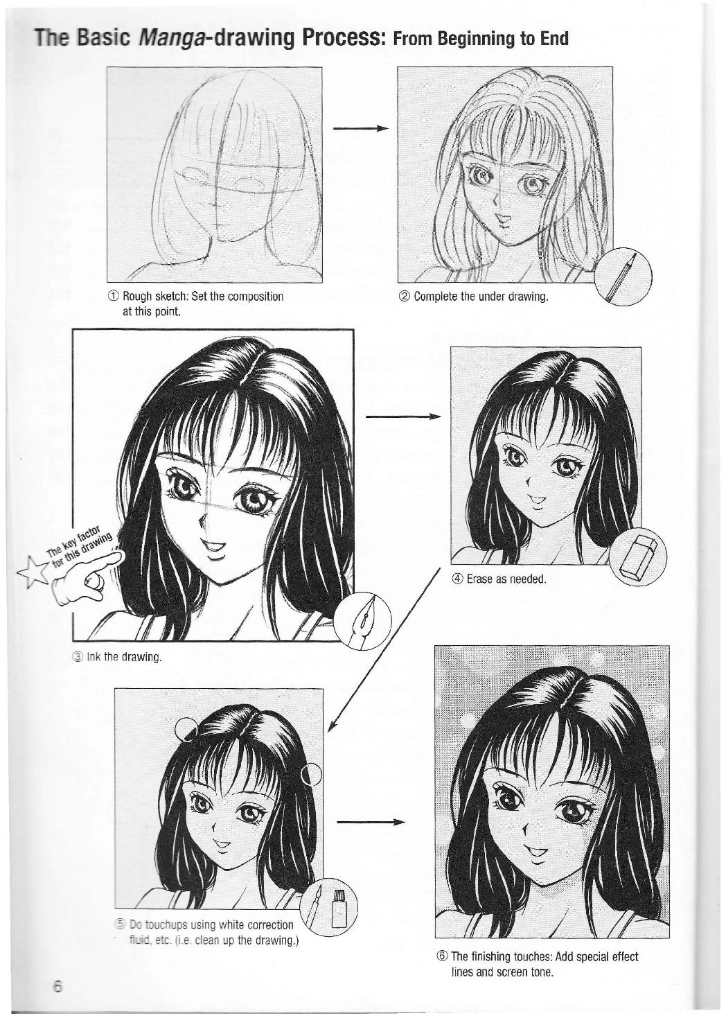 More How to Draw Manga Vol. 2 - Penning Characters page 8