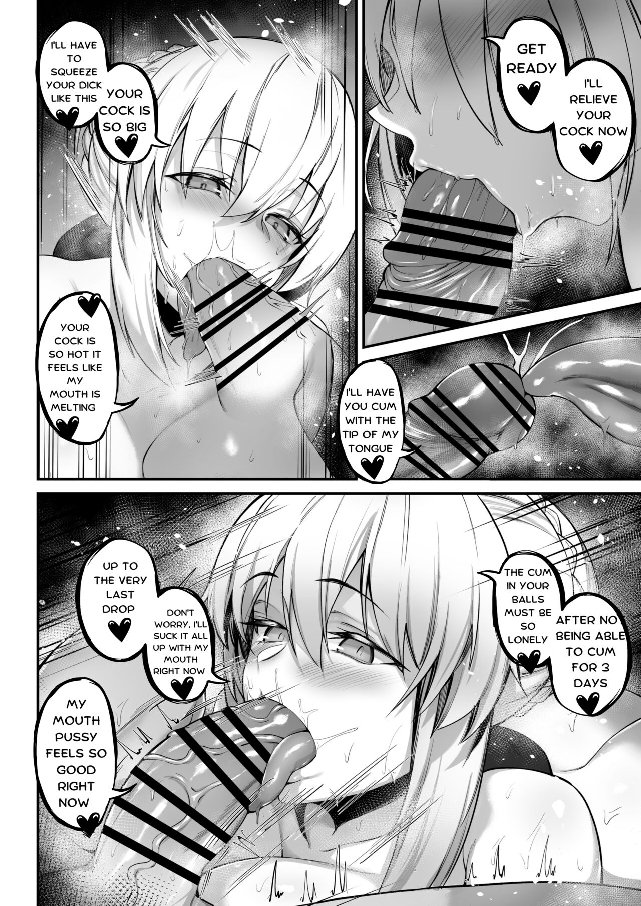 Morgan and Her Sister's (Artoria Alter) Semen Squeezing Diary page 6