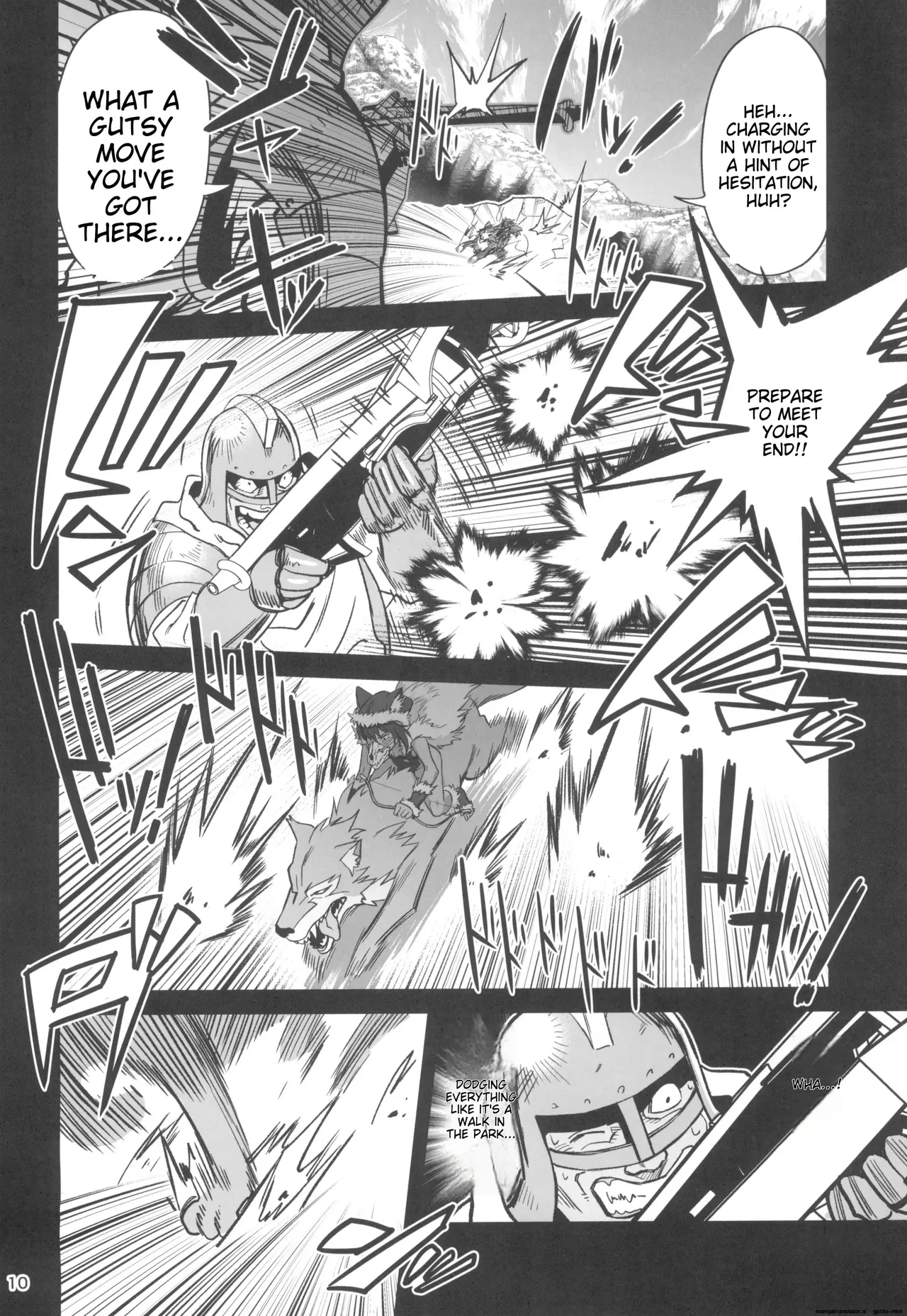 Mori o Mamoru Ookami Shoujo ga Inkou Shisai ni NTRreta Hanashi page 10