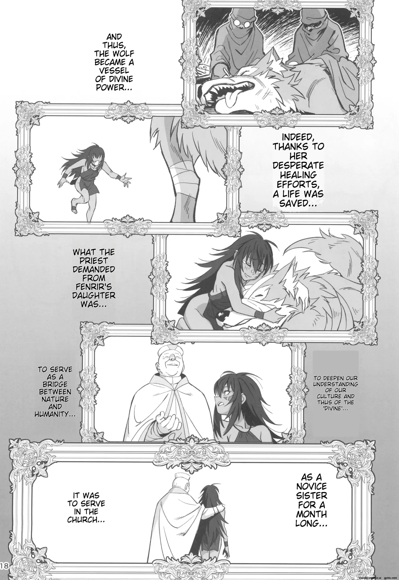 Mori o Mamoru Ookami Shoujo ga Inkou Shisai ni NTRreta Hanashi page 18