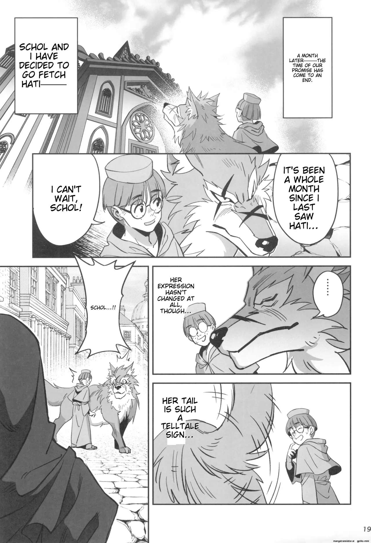 Mori o Mamoru Ookami Shoujo ga Inkou Shisai ni NTRreta Hanashi page 19