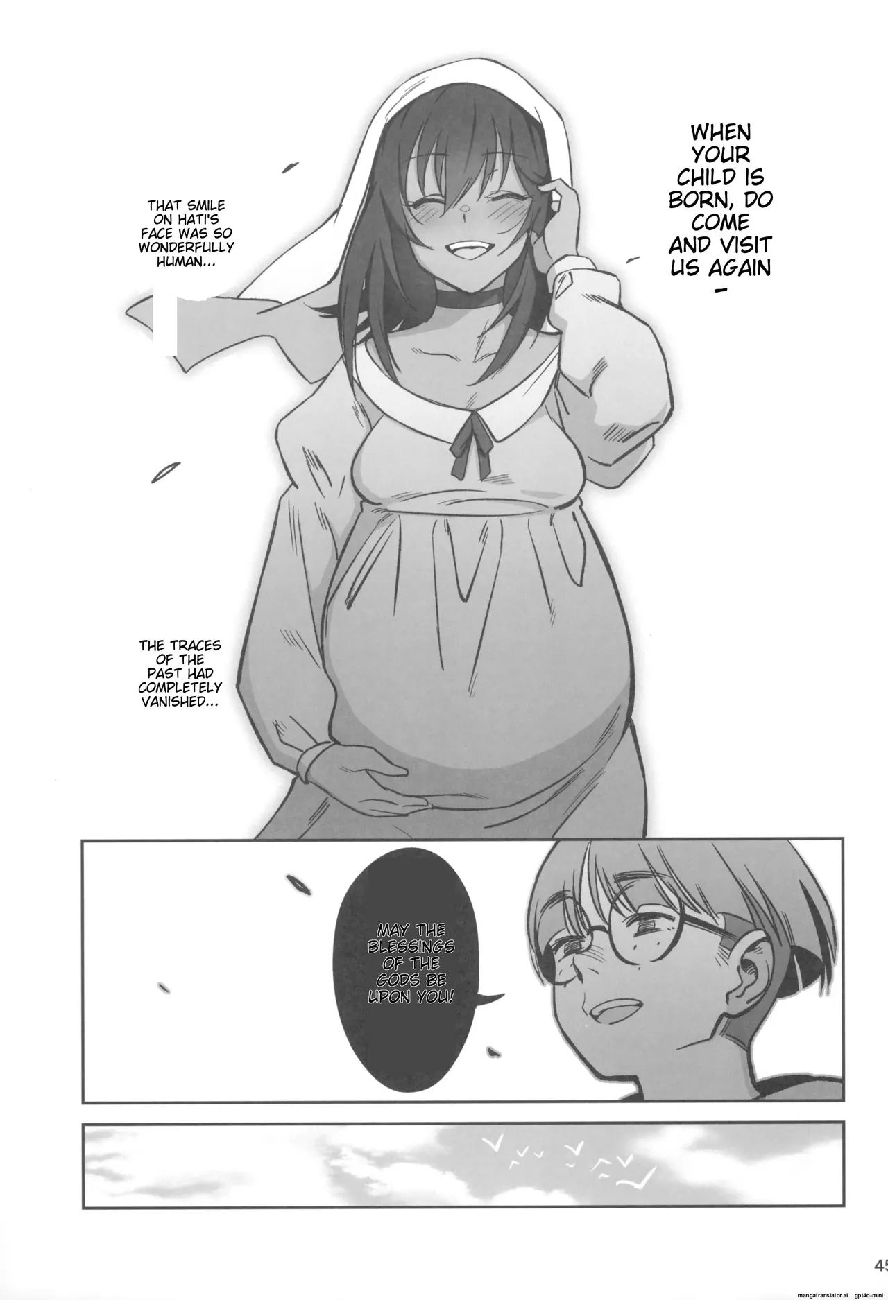 Mori o Mamoru Ookami Shoujo ga Inkou Shisai ni NTRreta Hanashi page 45