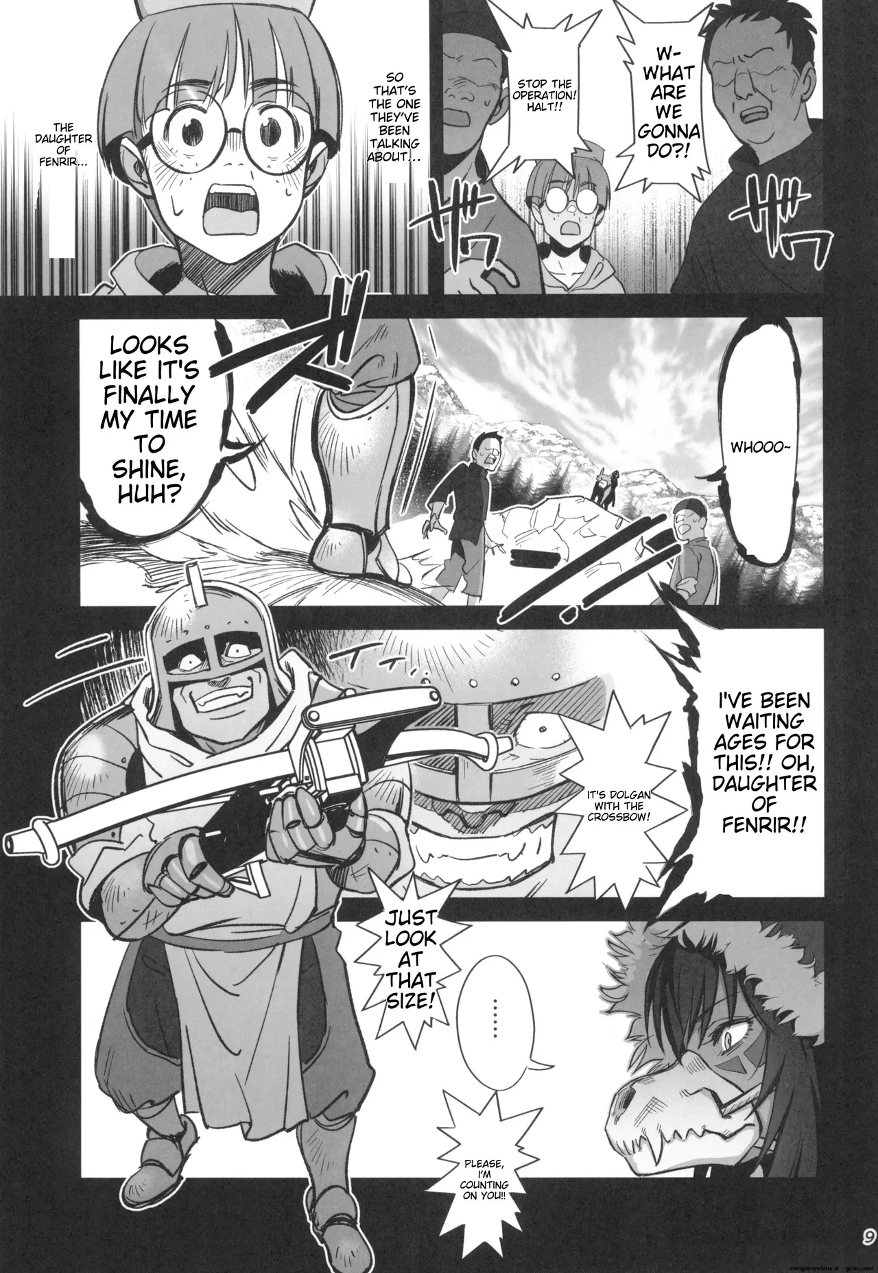 Mori o Mamoru Ookami Shoujo ga Inkou Shisai ni NTRreta Hanashi page 9