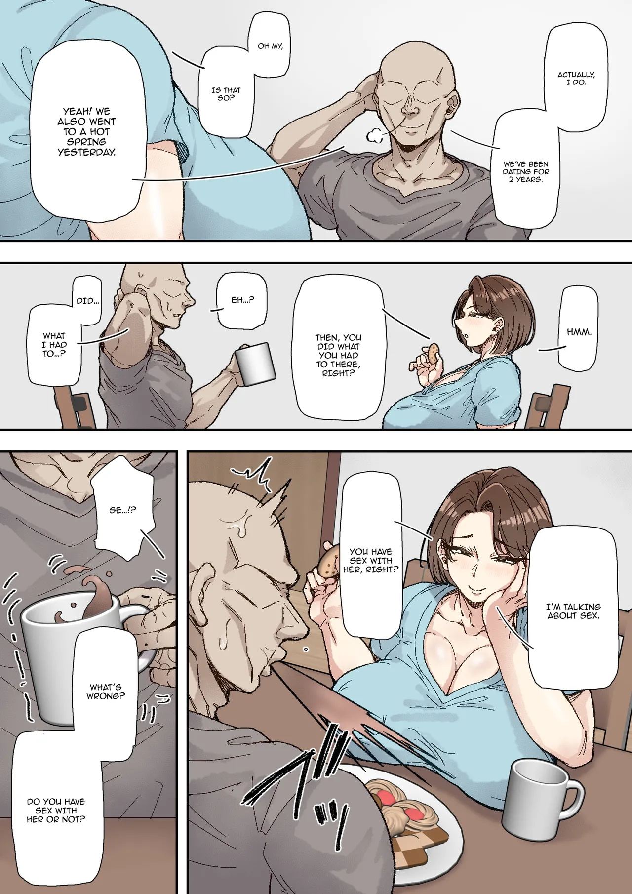 Morikawa Minako (42) Beit-saki no Deka Chin-kun ni Assari Kan Ochi page 4