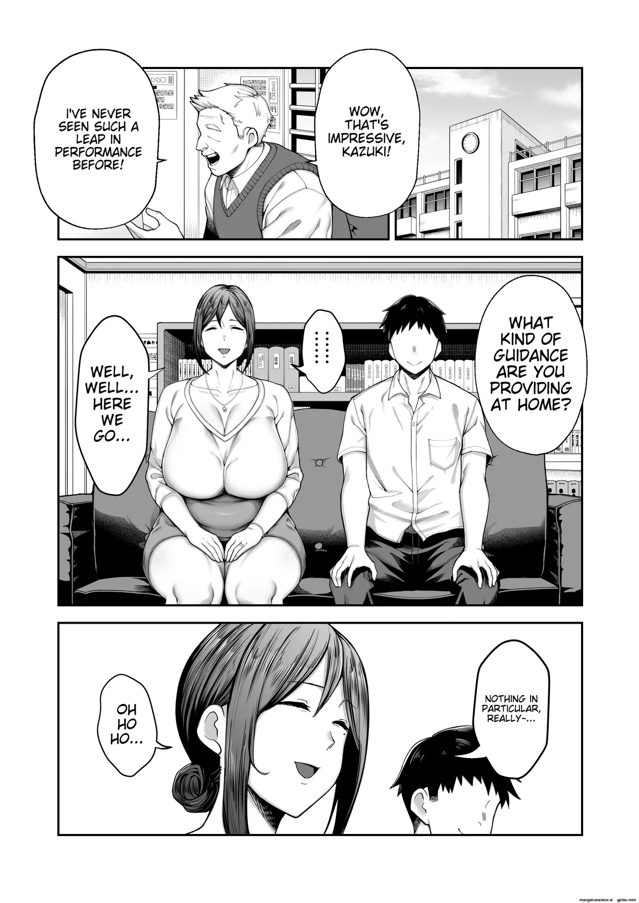 Mother and Child Manga (Miyuki II) Machine-Translated page 1