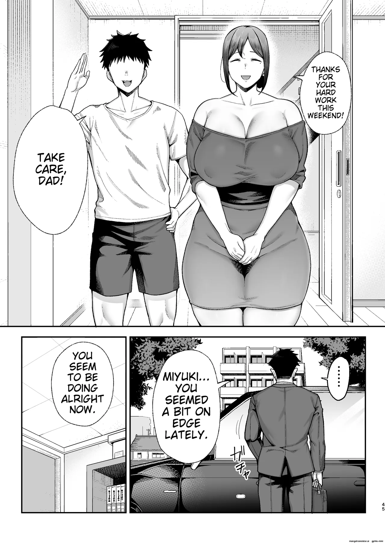 Mother and Child Manga (Miyuki II) Machine-Translated page 45
