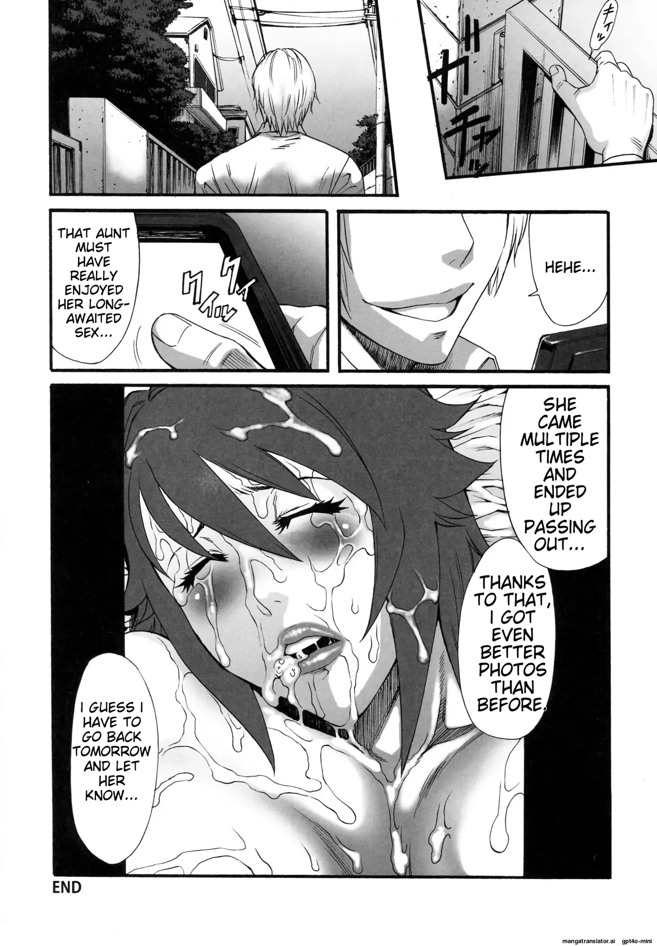 Mother and daughter bowl Extra large breasts and breast milk comic anthology page 40