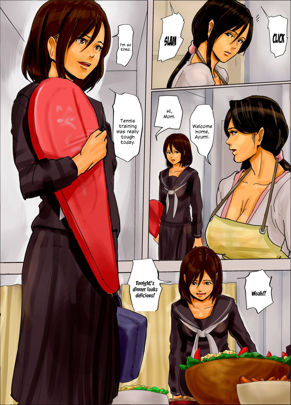 Mother and Daughters in a Cage ~The Beginning of Hell~ page 3
