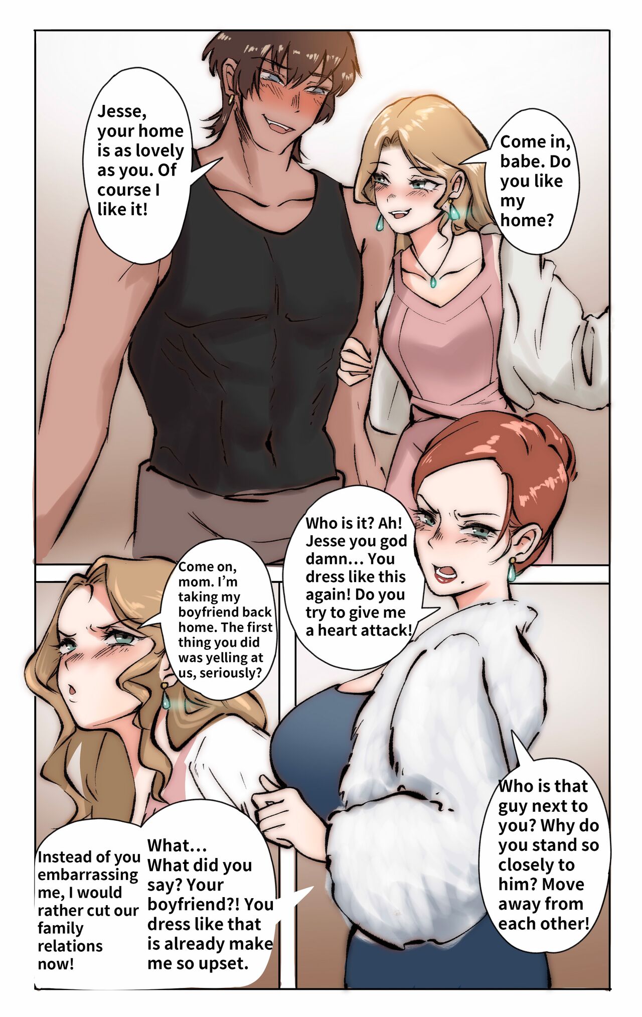 Mother and her sissy son 01 page 1