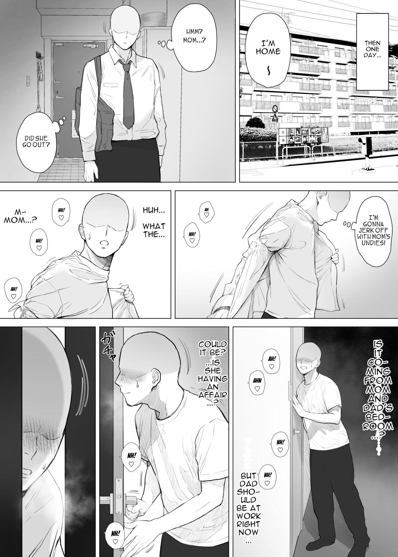 Mother and Son Creampie Incest with his Beloved Mom page 5