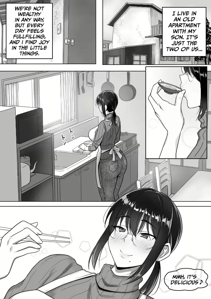Mother & Son Bonding in a Poor Single-Parent Household Feels Good page 2