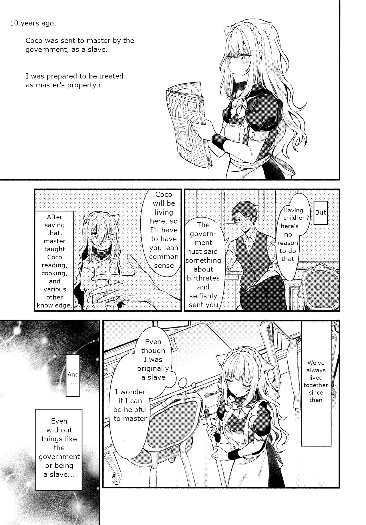Moto Dorei no Nekomimi Maid to Shiawase Ecchi Suru Hon page 6