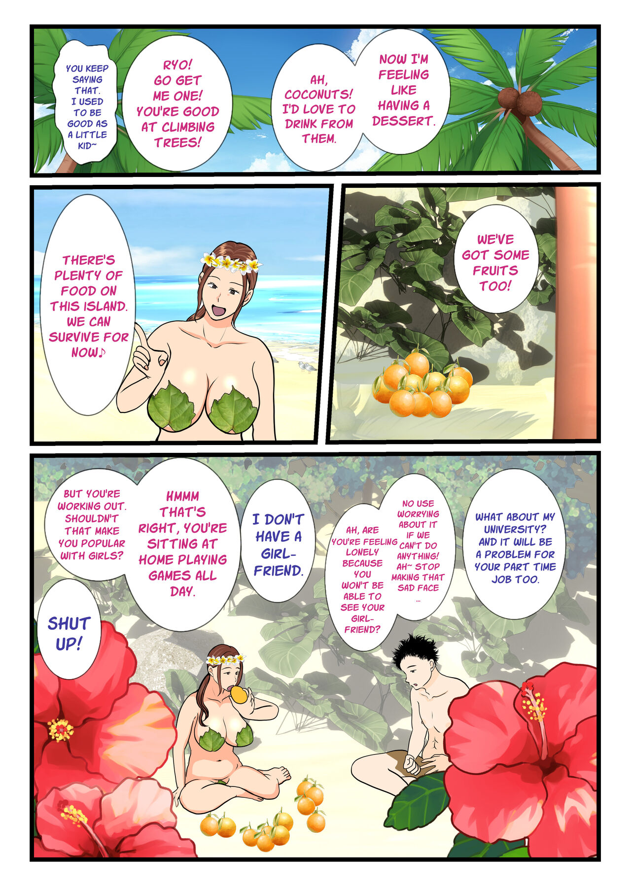 Moto Yan Haha, Mujintou nite Mesu ni naru Zenpen page 14