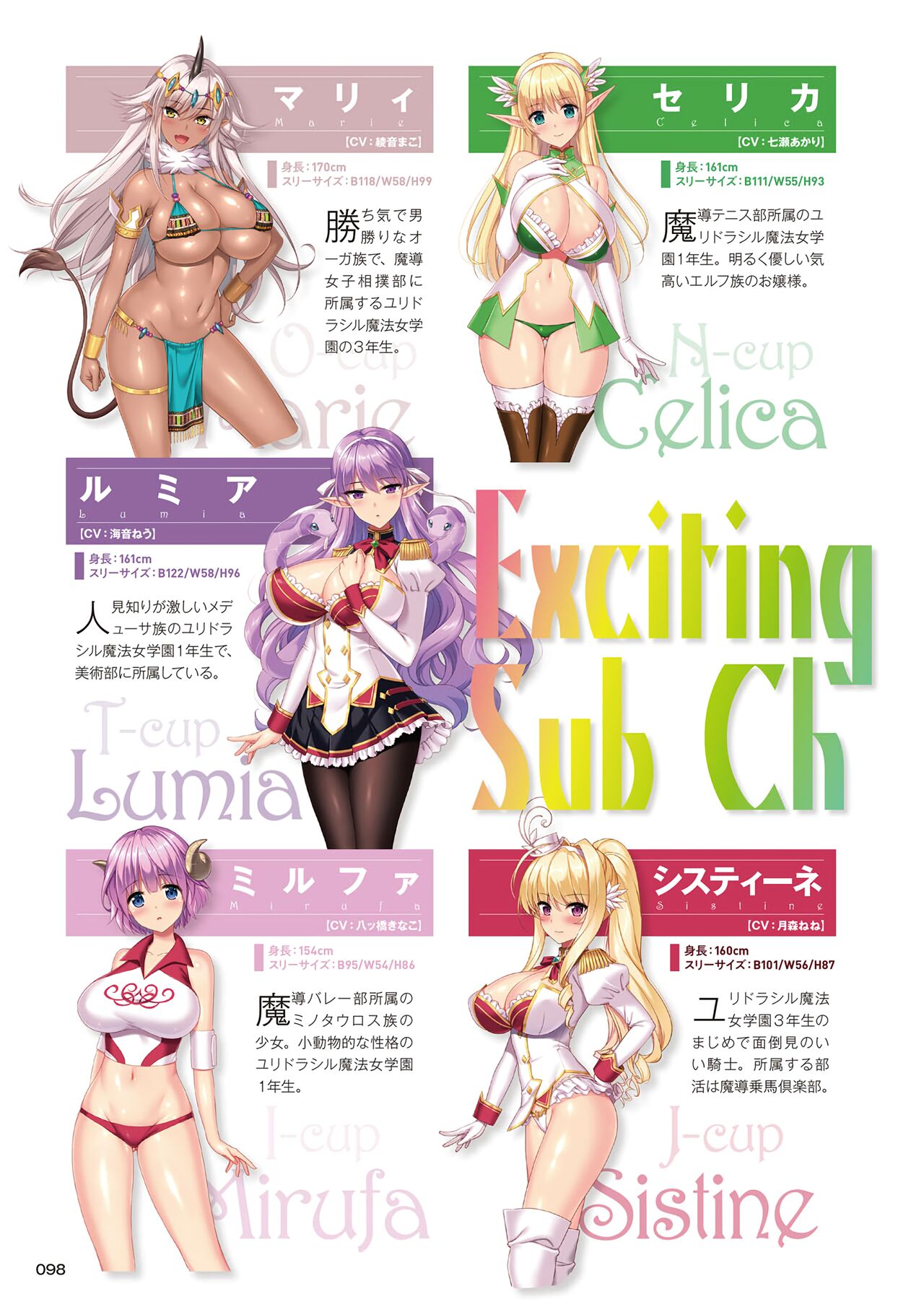 Motto! Haramase! Honoo no Oppai Isekai Ero Mahou Gakuen! Artworks page 97