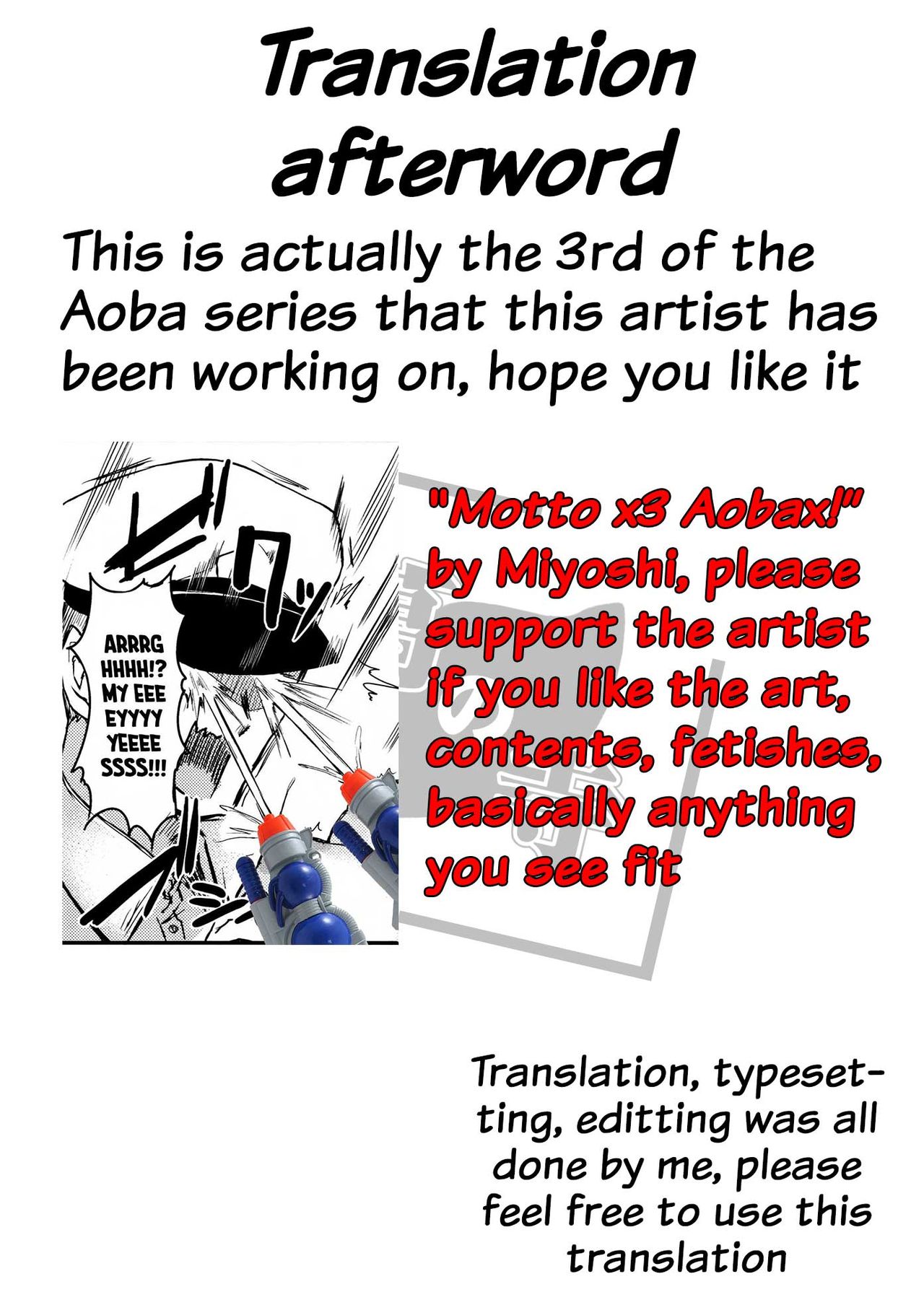 Motto x3 Aobax! Aoba Shiborarechaimasu!? page 35
