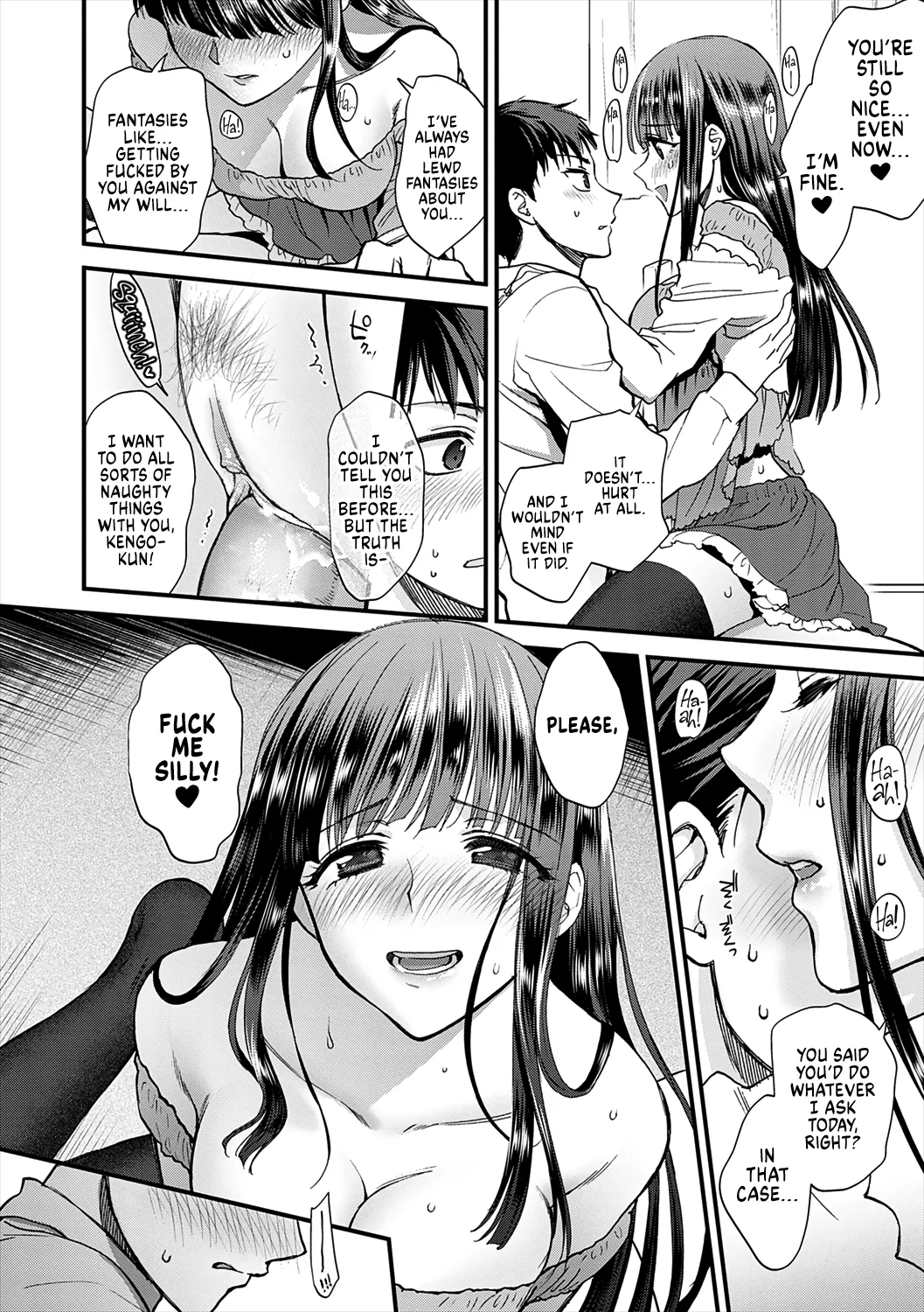 Mousukoshi dake, Konomama de - Stay together for a little longer. + Seishun no Tsunagarikata page 212