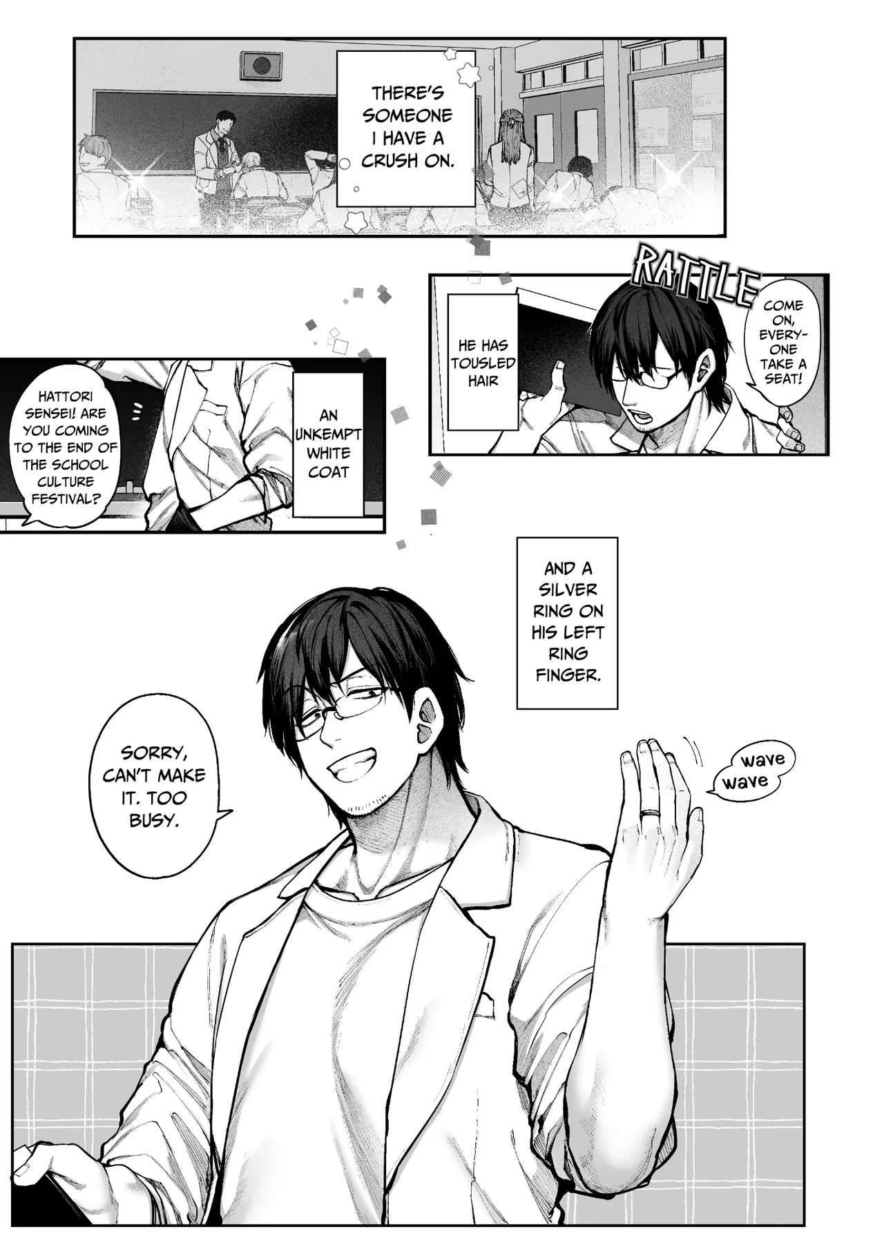 Mr. Hattori Doesn't Need A Girlfriend! ~he said love was a hassle, but his love is just too heavy~ page 2