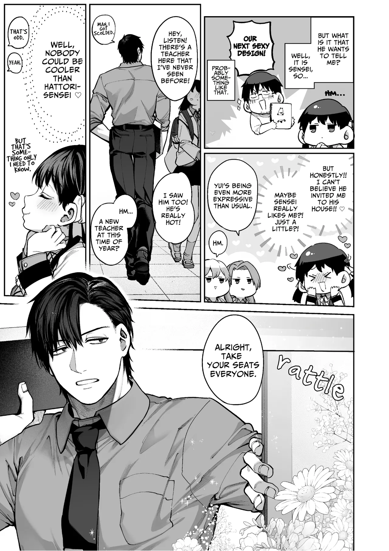 Mr. Hattori Doesn't Need A Girlfriend! ~he said love was a hassle, but his love is just too heavy~ page 52