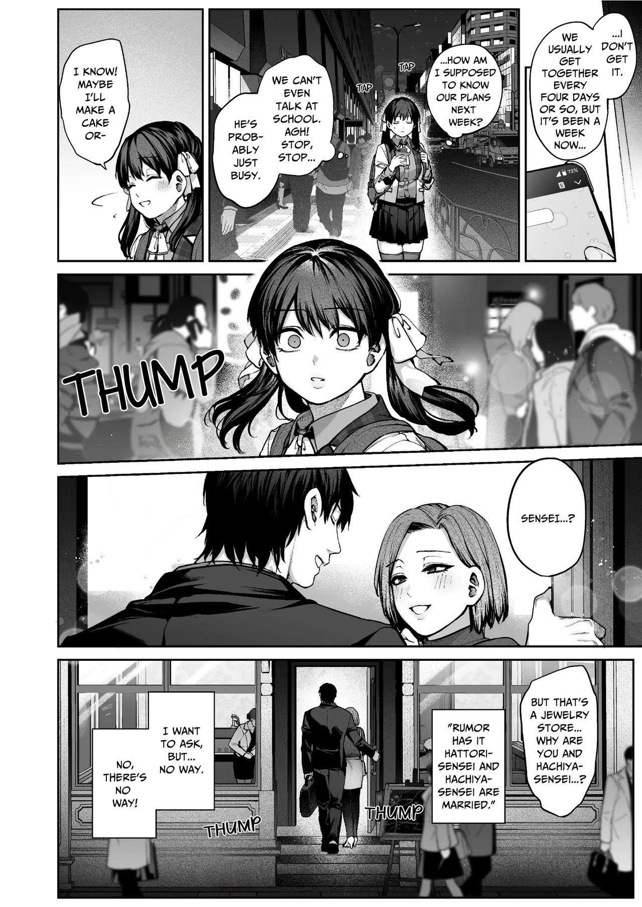 Mr. Hattori Doesn't Need A Girlfriend! ~he said love was a hassle, but his love is just too heavy~ page 55