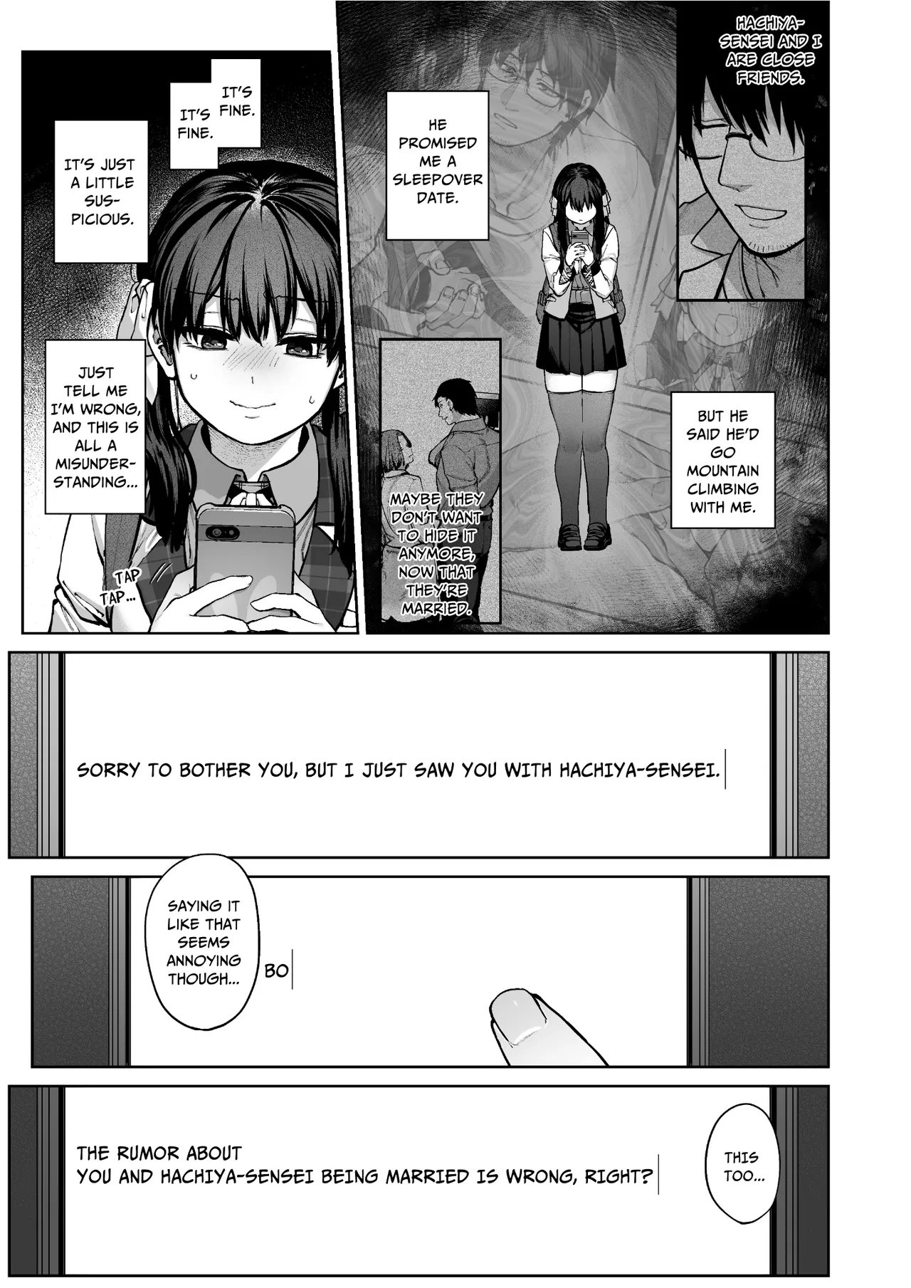 Mr. Hattori Doesn't Need A Girlfriend! ~he said love was a hassle, but his love is just too heavy~ page 56