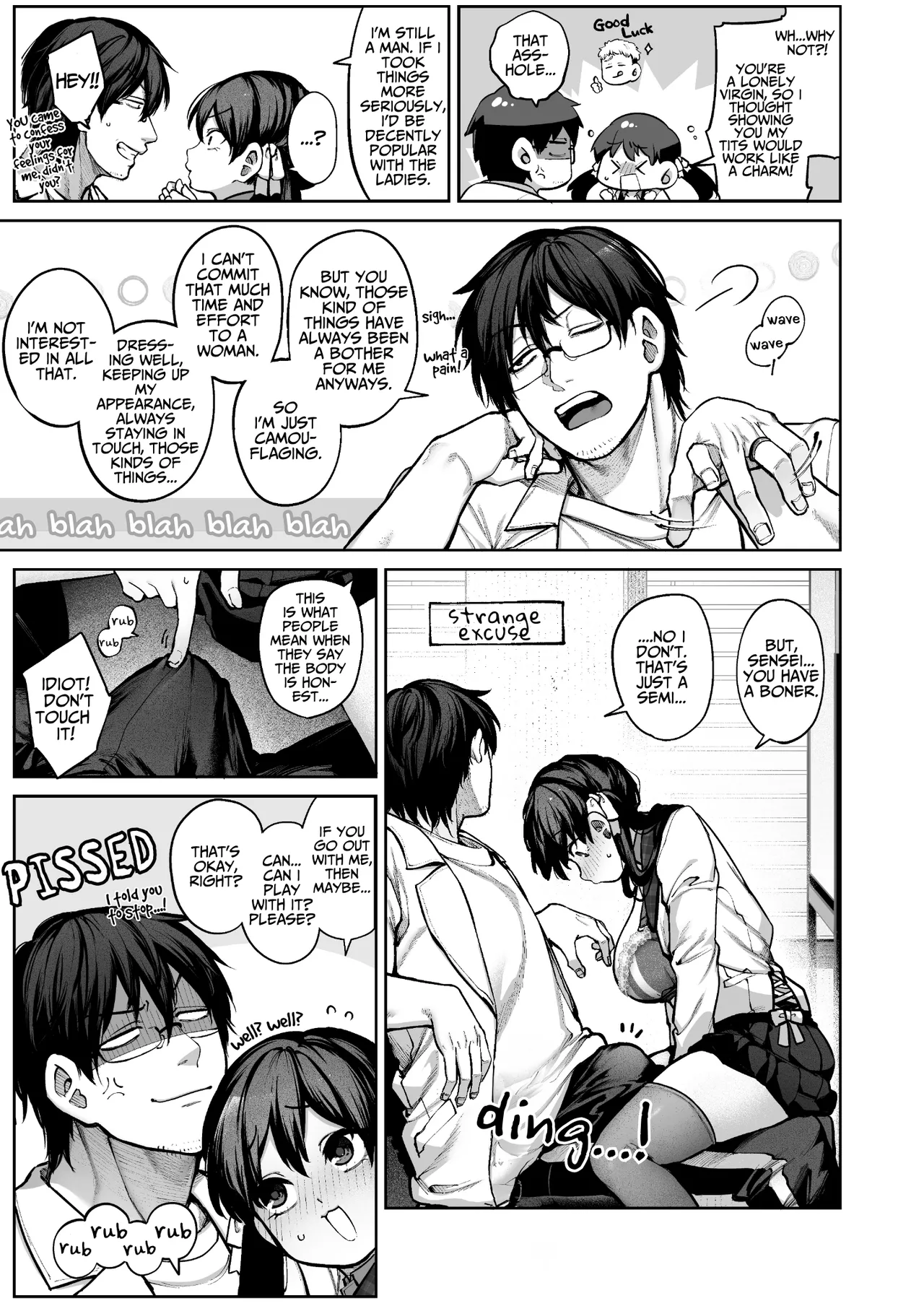 Mr. Hattori Doesn't Need A Girlfriend! ~he said love was a hassle, but his love is just too heavy~ page 8