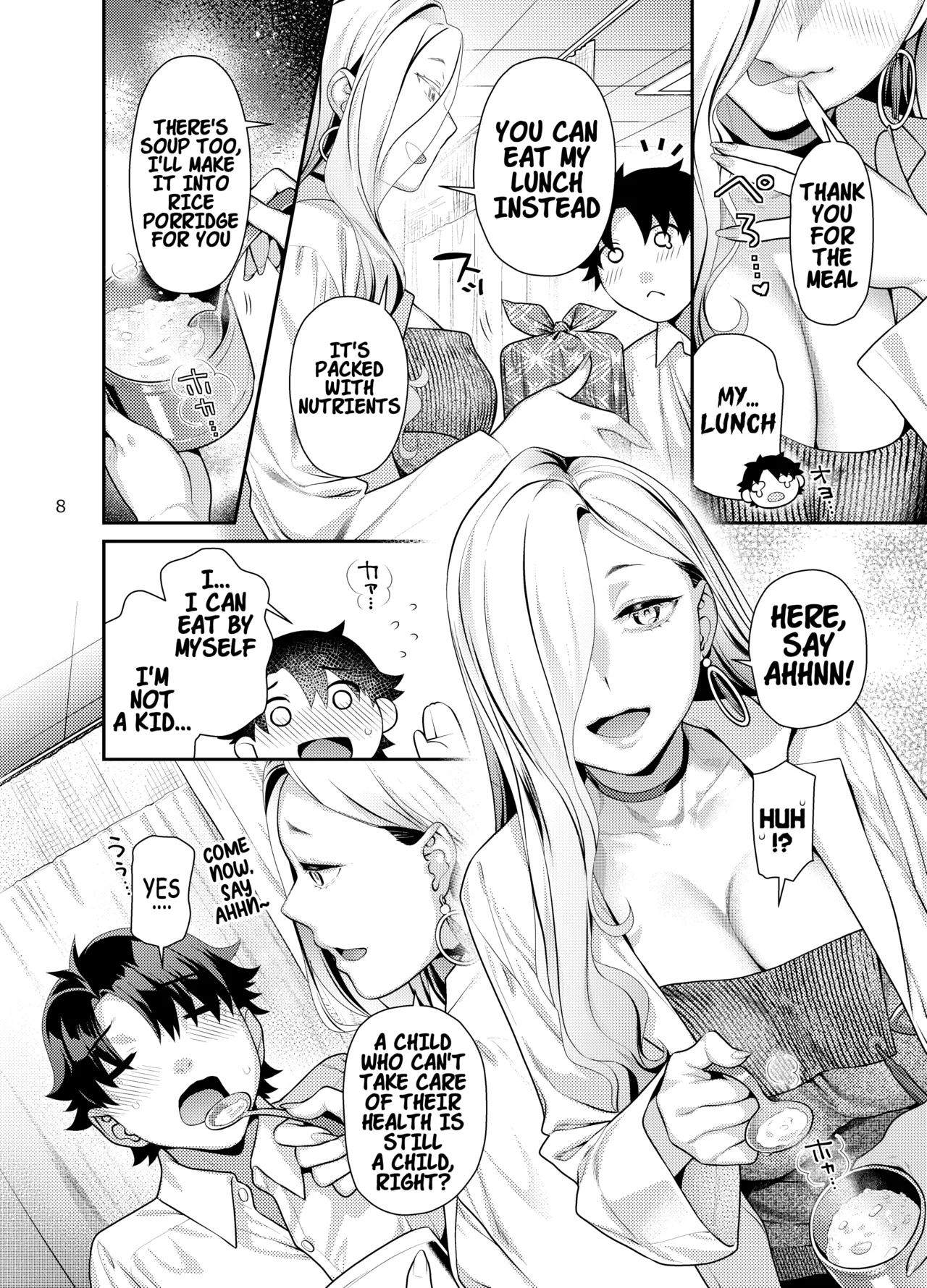 Mrs. Snake at the nurse office page 7