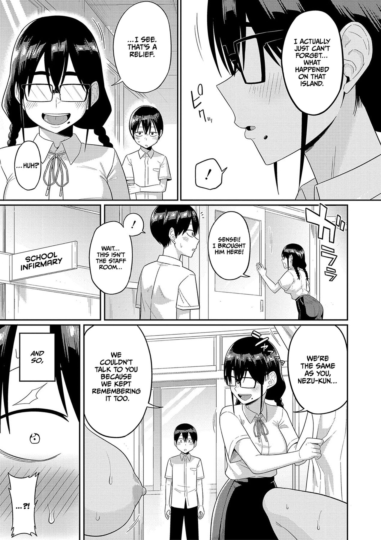 Mujintou de, SEX ni Kyoumi Shinshin na Dosukebe Inkya Joshi-tachi to Harem Life page 106