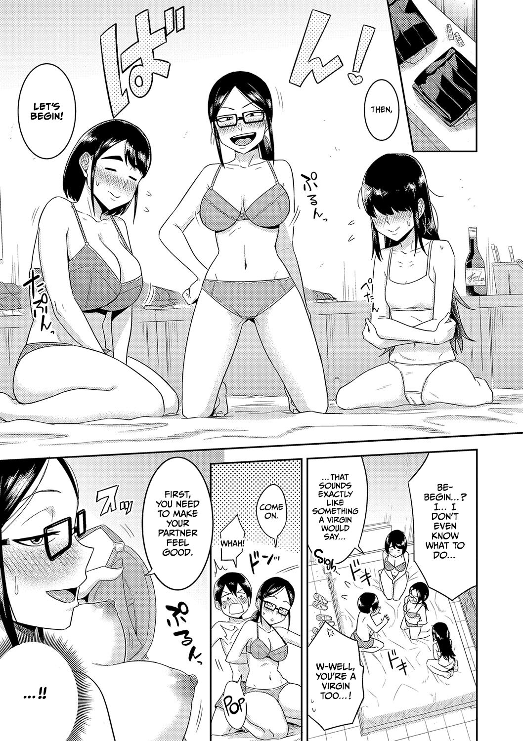 Mujintou de, SEX ni Kyoumi Shinshin na Dosukebe Inkya Joshi-tachi to Harem Life page 182