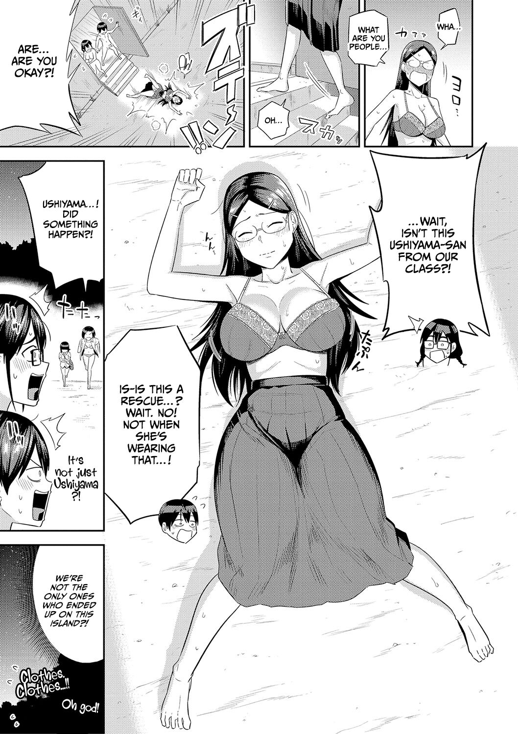 Mujintou de, SEX ni Kyoumi Shinshin na Dosukebe Inkya Joshi-tachi to Harem Life page 40