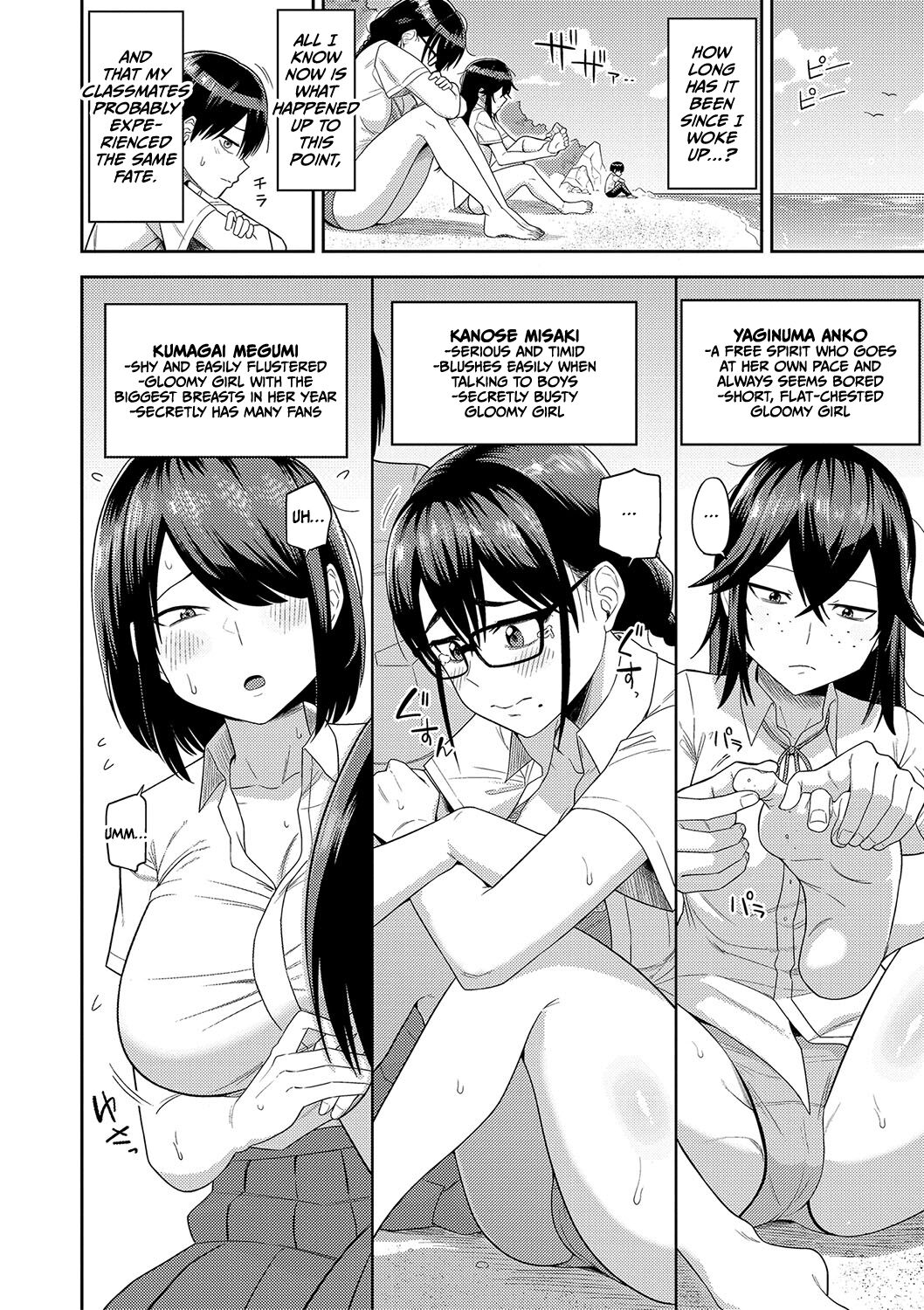 Mujintou de, SEX ni Kyoumi Shinshin na Dosukebe Inkya Joshi-tachi to Harem Life page 5