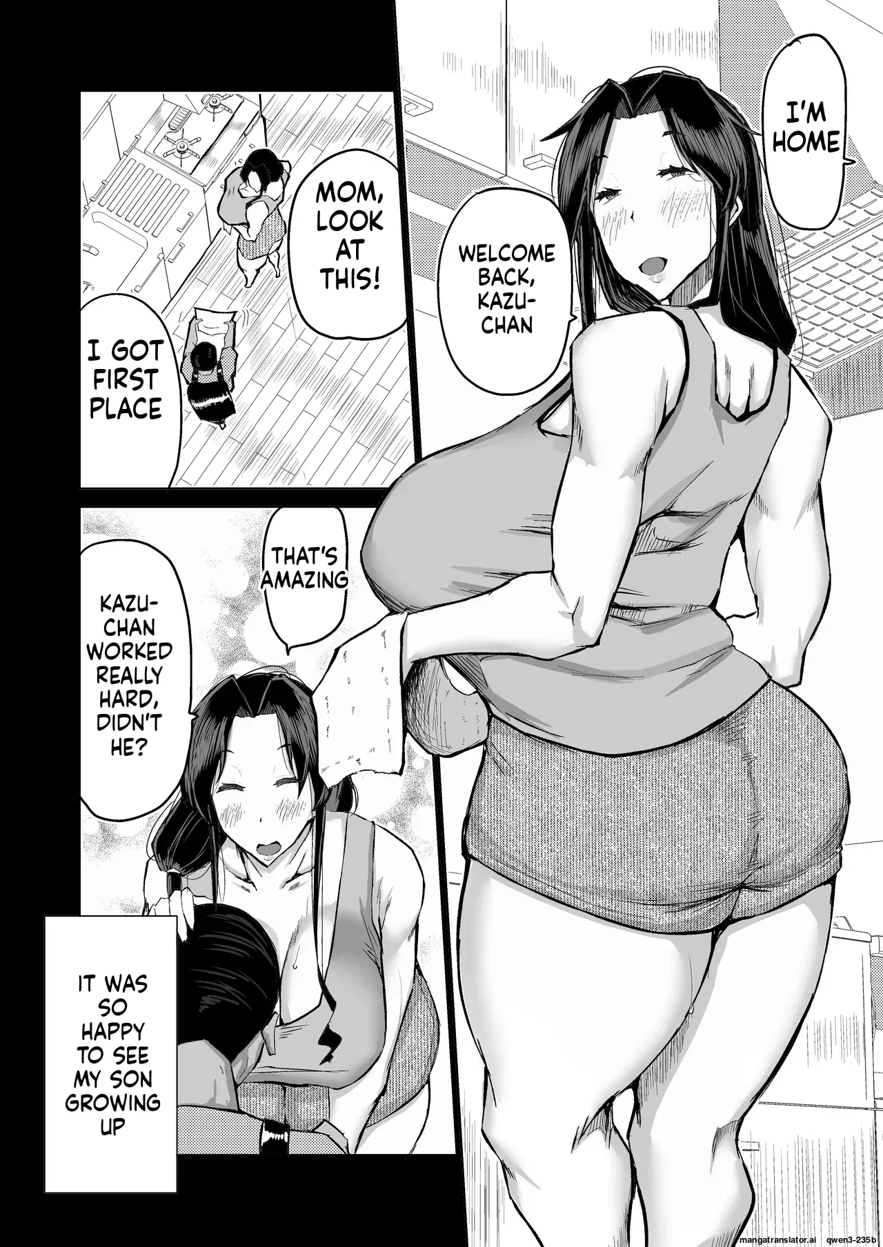 Musuko no Chinpo, Nuite Kuremasen ka? ~Ona Saru Musuko no Seishori ga Taihen Sugita Okaa-san ga Mama Tomo ni Chinkoki Soudan~ page 3