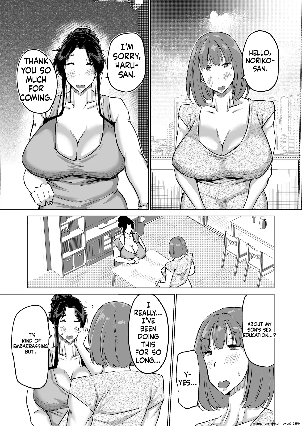 Musuko no Chinpo, Nuite Kuremasen ka? ~Ona Saru Musuko no Seishori ga Taihen Sugita Okaa-san ga Mama Tomo ni Chinkoki Soudan~ page 38