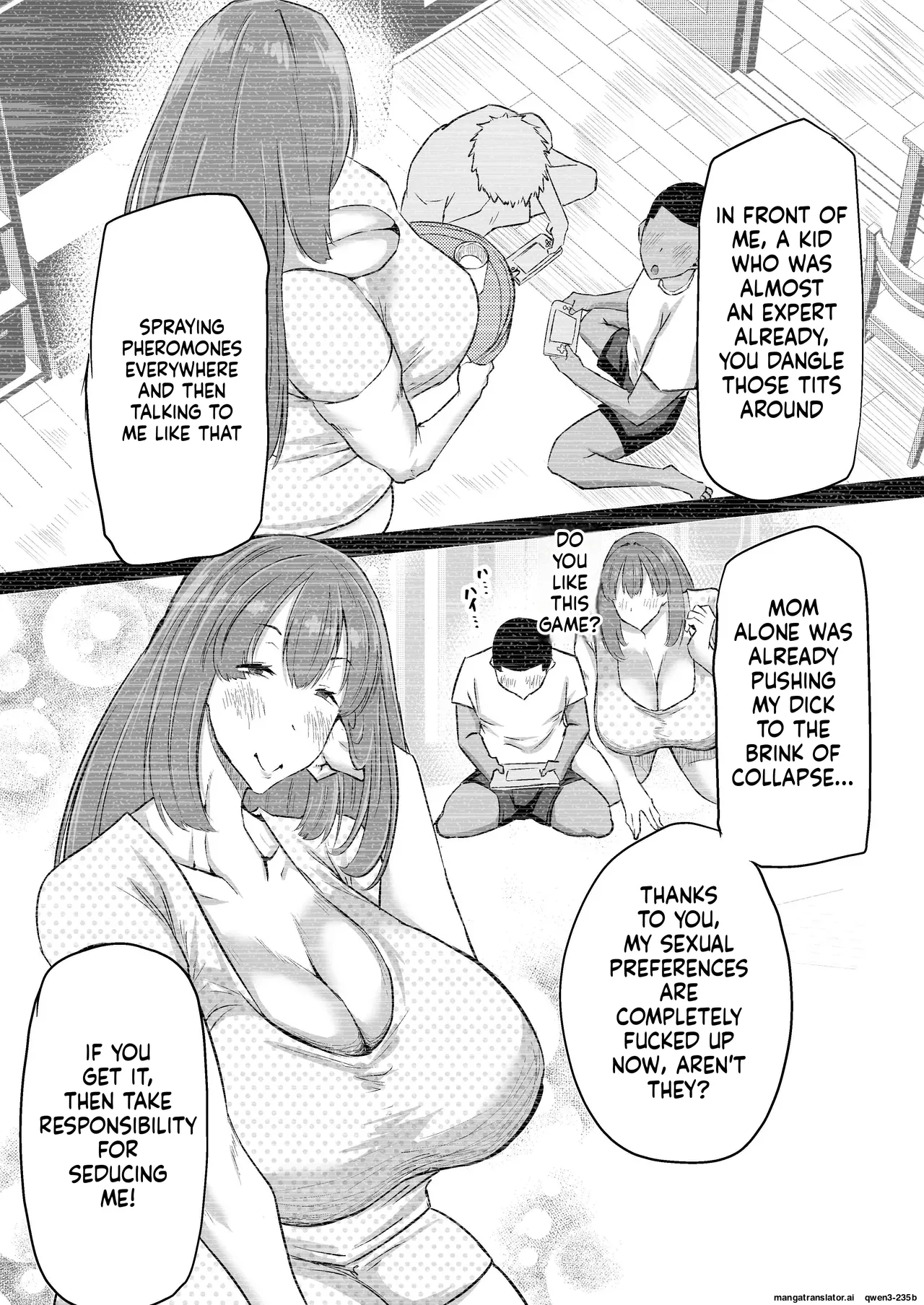 Musuko no Chinpo, Nuite Kuremasen ka? ~Ona Saru Musuko no Seishori ga Taihen Sugita Okaa-san ga Mama Tomo ni Chinkoki Soudan~ page 55