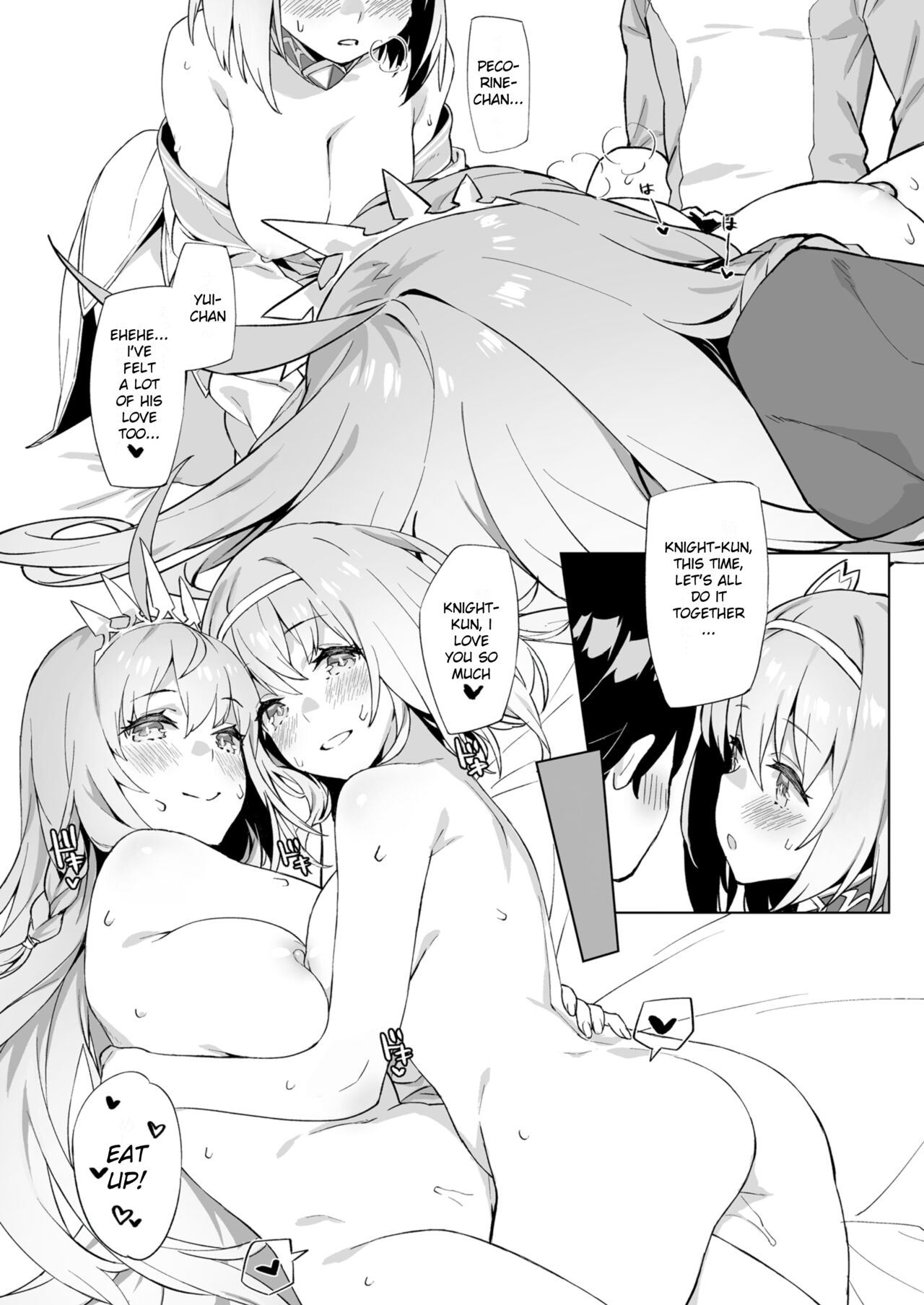 Musunde Hiraite Yui to Peko page 18