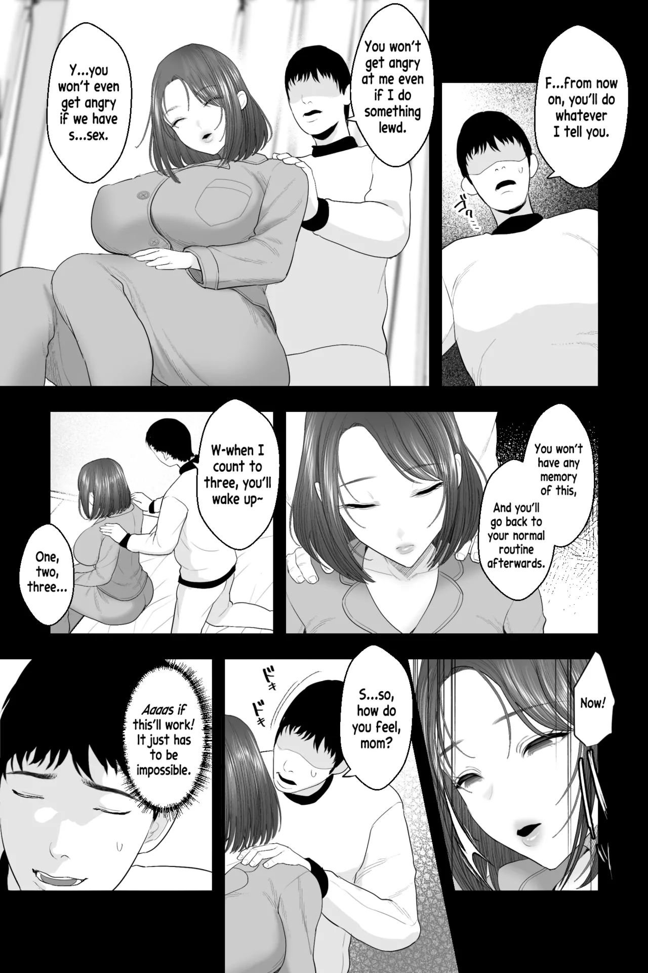 My Airheaded Mom Was Too Adorably Sexy, So I Had Hypnotized Onahole Sex with Her! page 8
