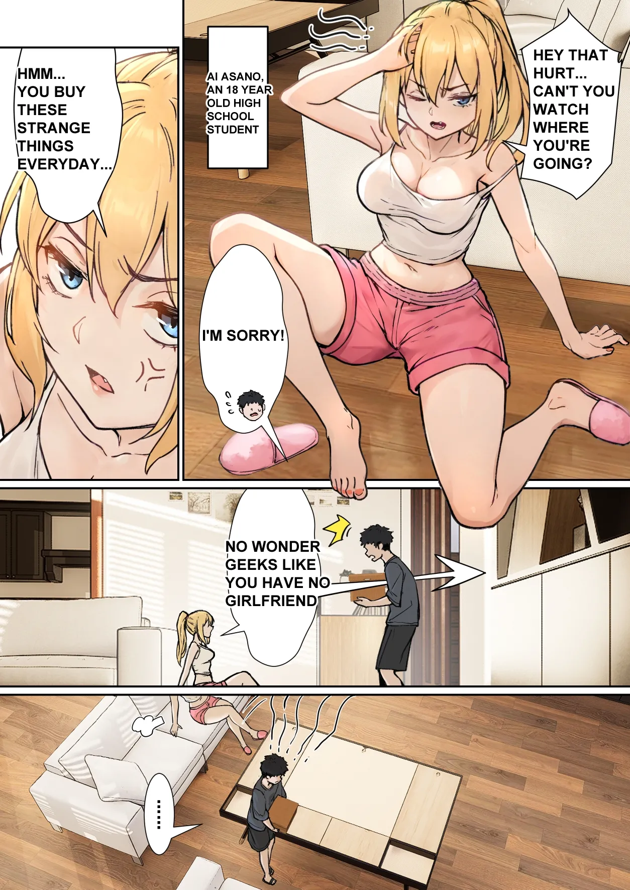 My AR glasses can see various stats about my foster sister？! page 4