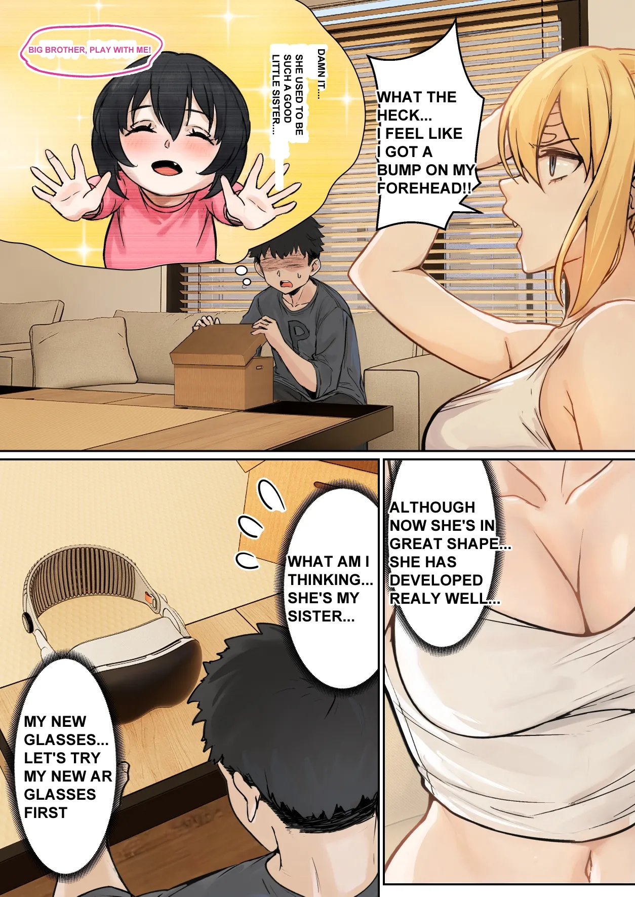 My AR glasses can see various stats about my foster sister？! page 5